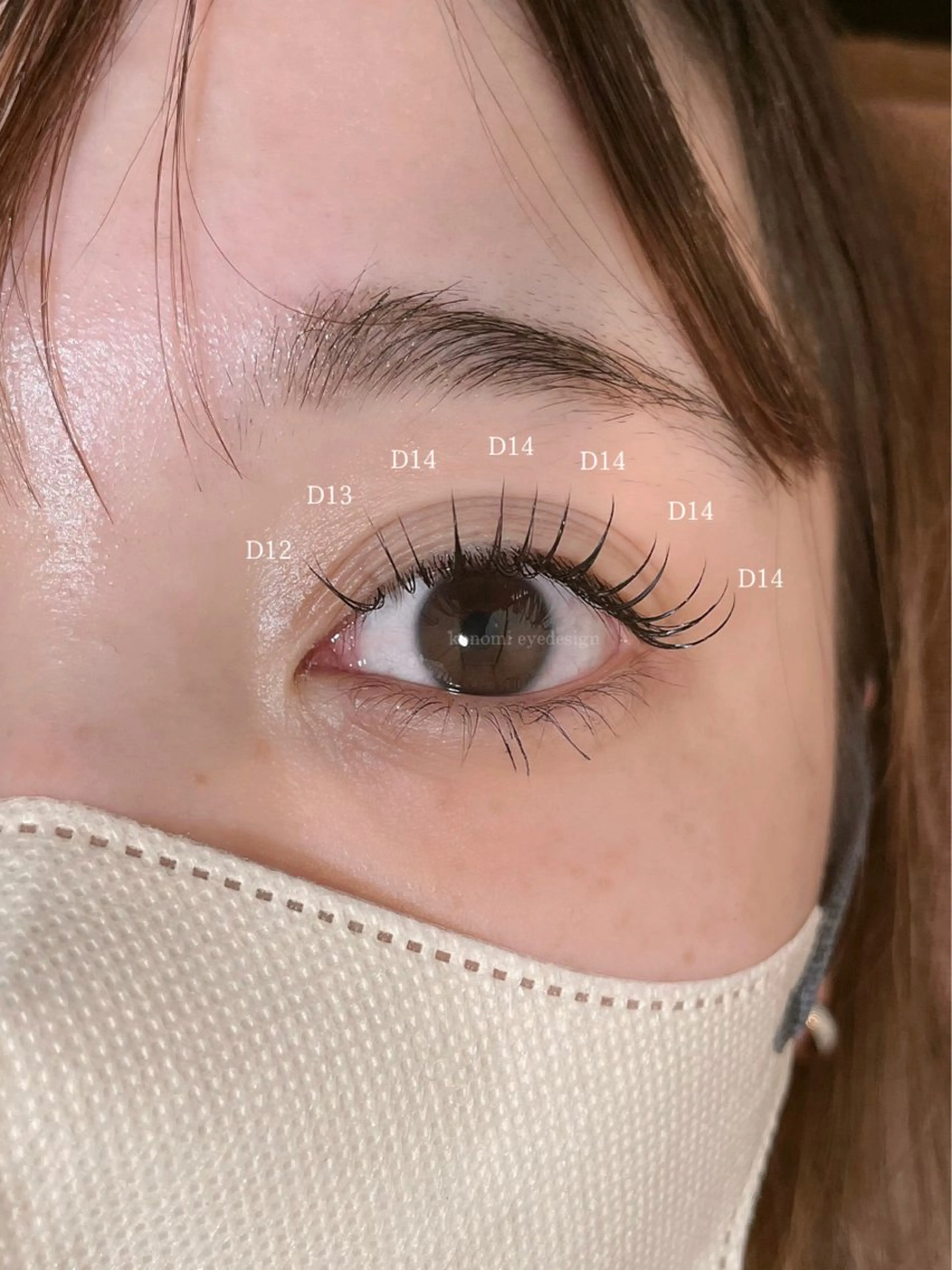 マツエク・マツパ konomi 🧁 神戸三宮のマツエク・マツパデザイン