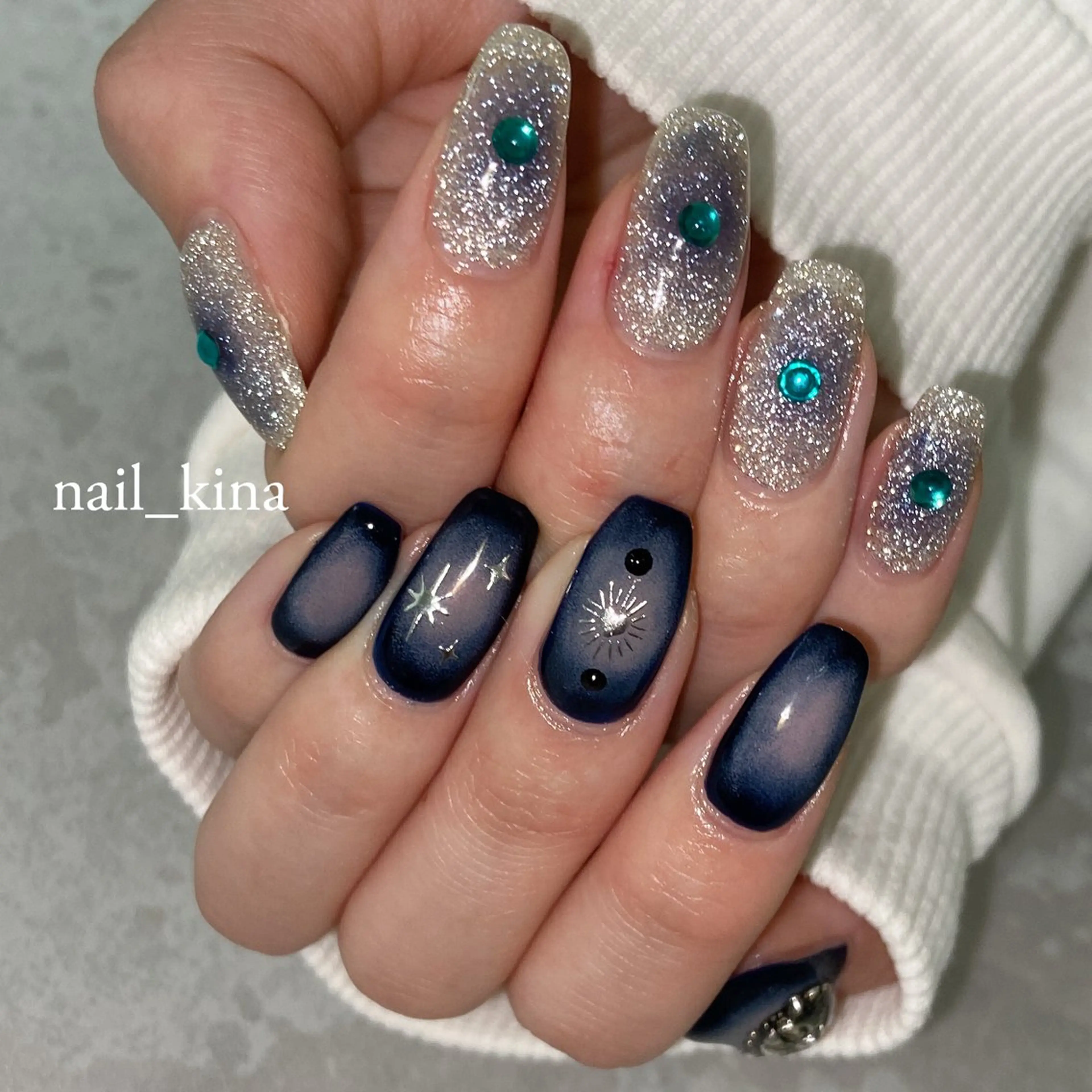 ネイル フラッシュネイル nail_ kinaのネイルデザイン