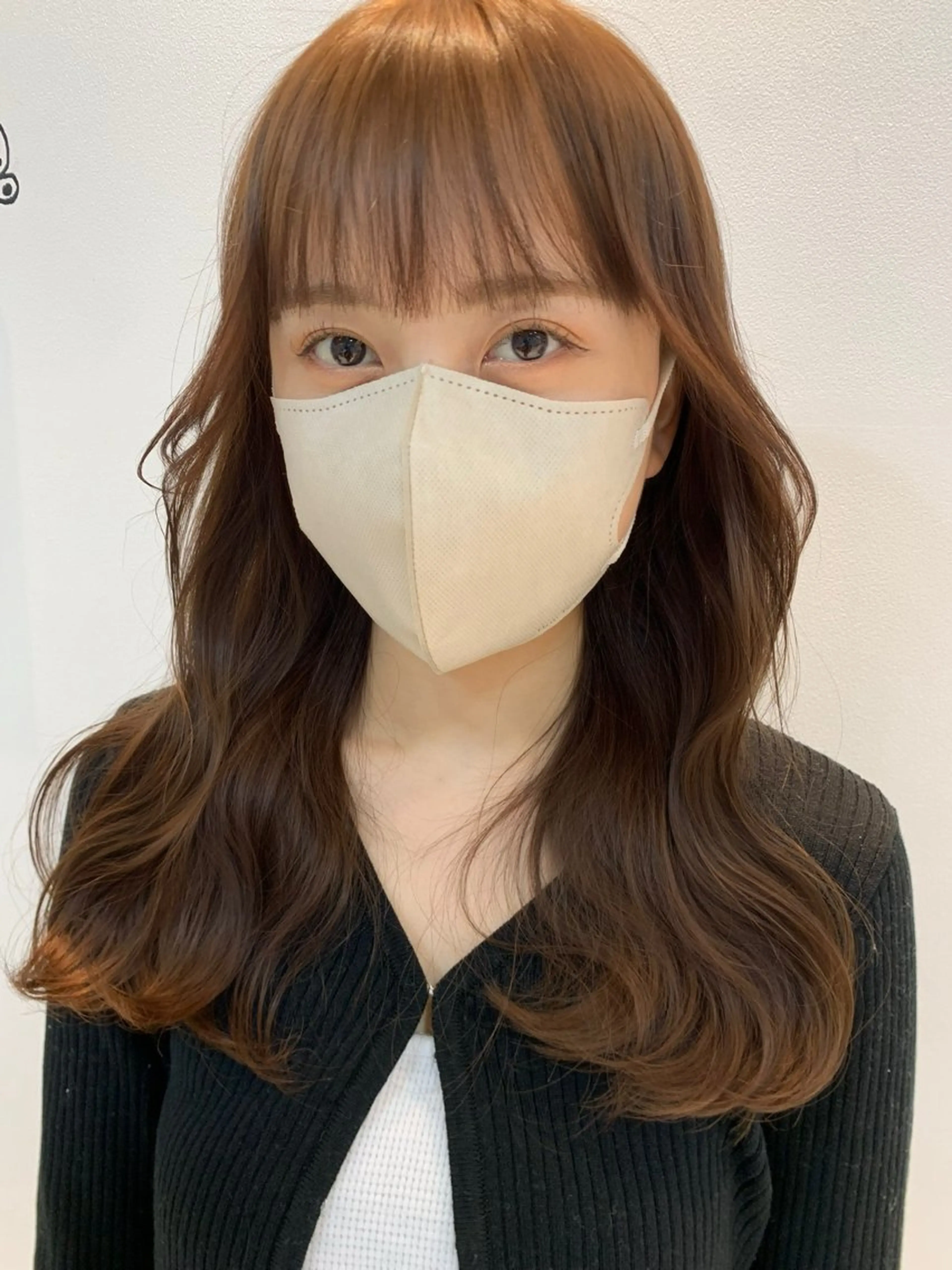 セミロング アッシュ 韓国風カラー 韓国風ヘア 韓国ヘア特化🇰🇷 心斎橋【ユリカ】のヘアスタイル