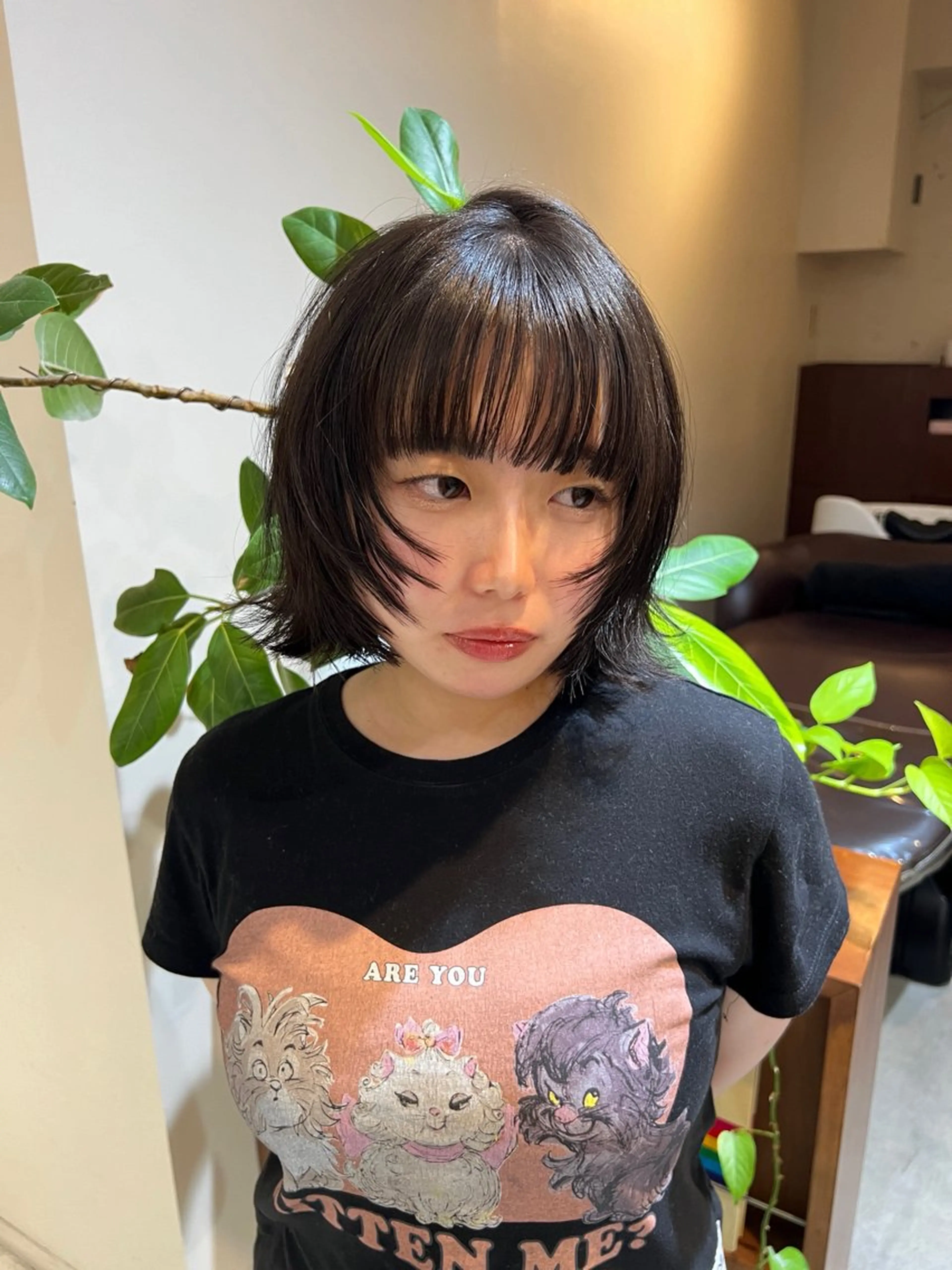 ショート カラー ショートボブ ブルーカラー ボブ 顔周りカット レイヤーカット drop /Hiroto✩.*のヘアスタイル