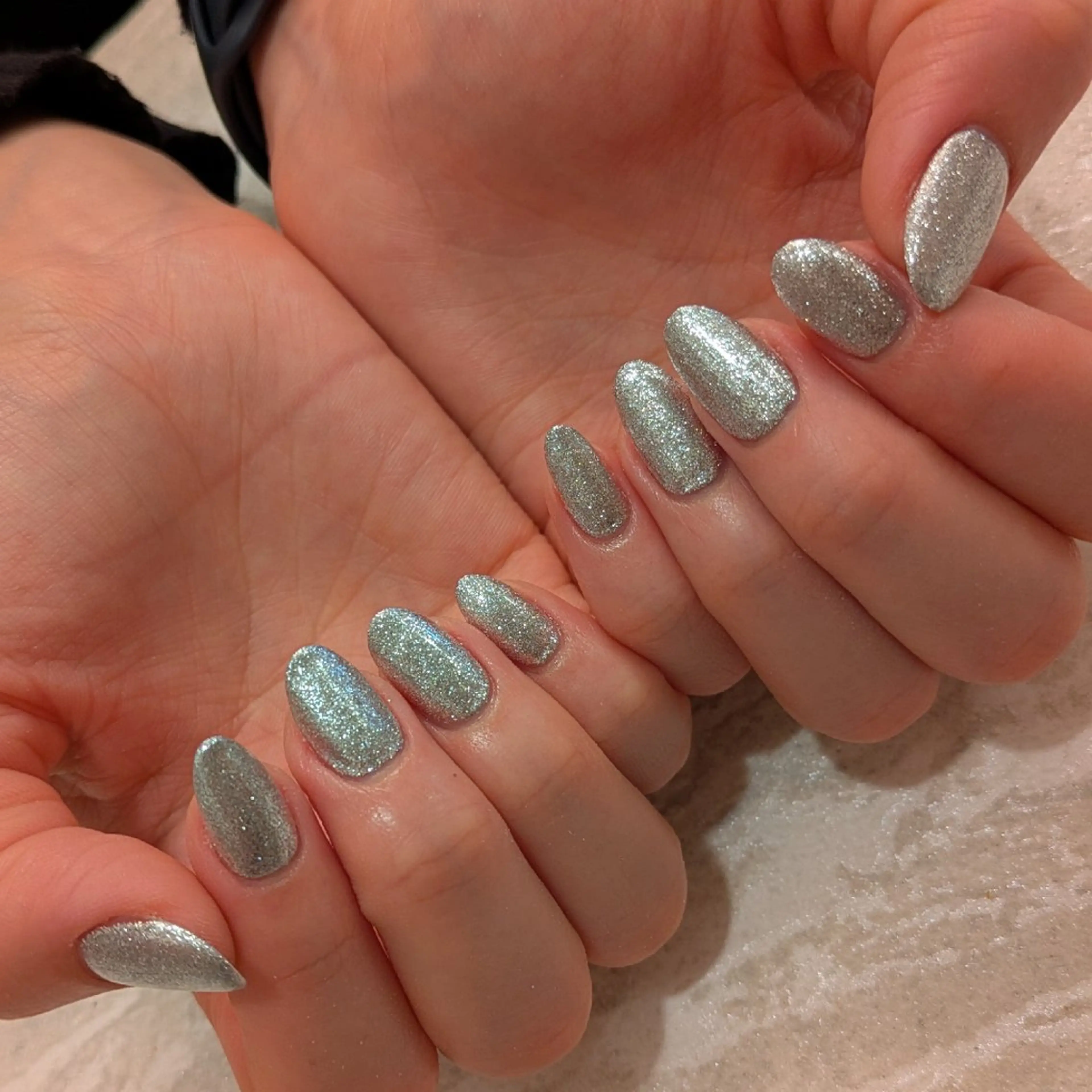 ネイル ラメ(グリッター) ジェヌインネイル 河内のネイルデザイン