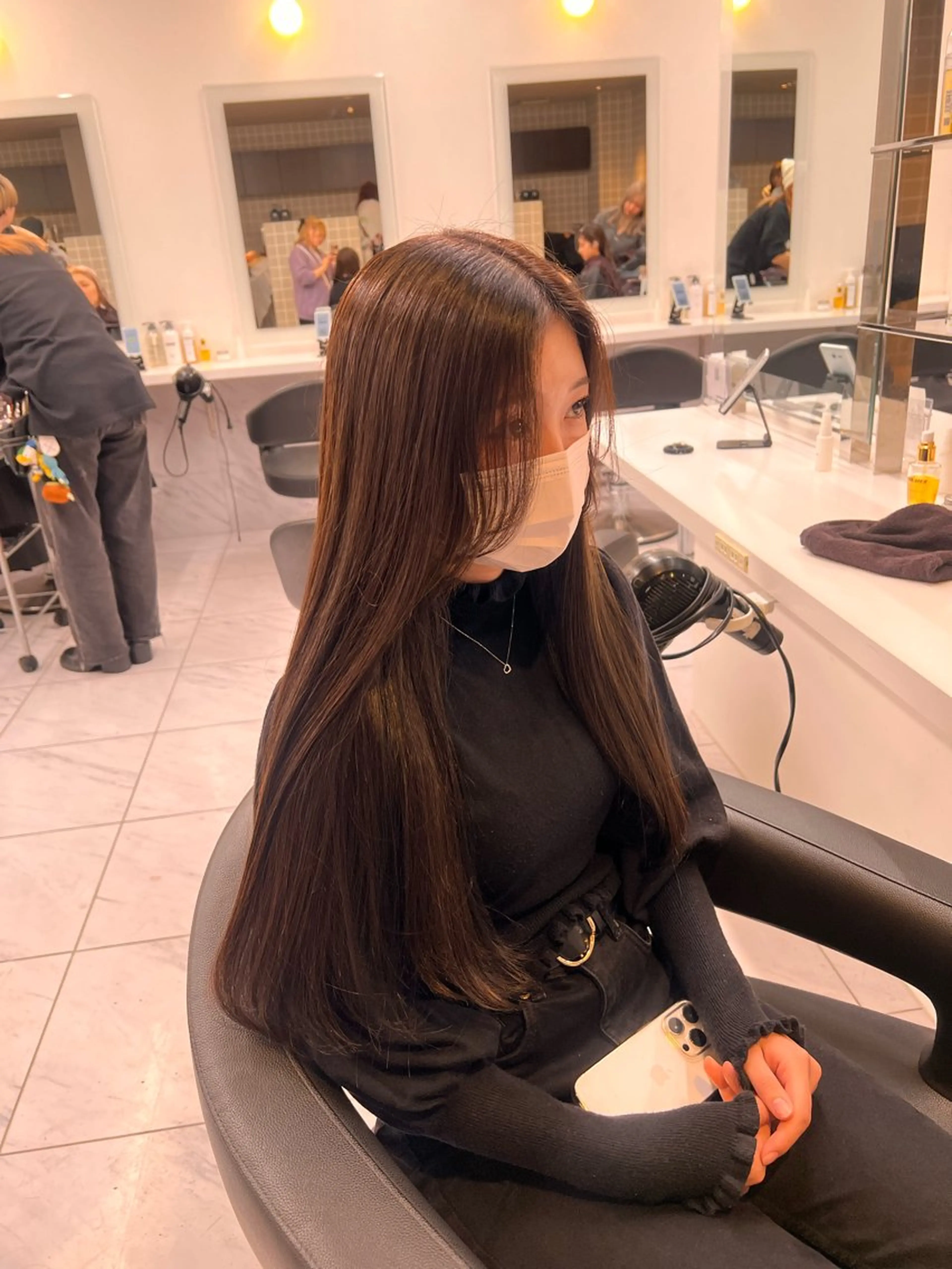 ロング カラー 💖札幌カラー 指名No.1💖玲奈のヘアスタイル