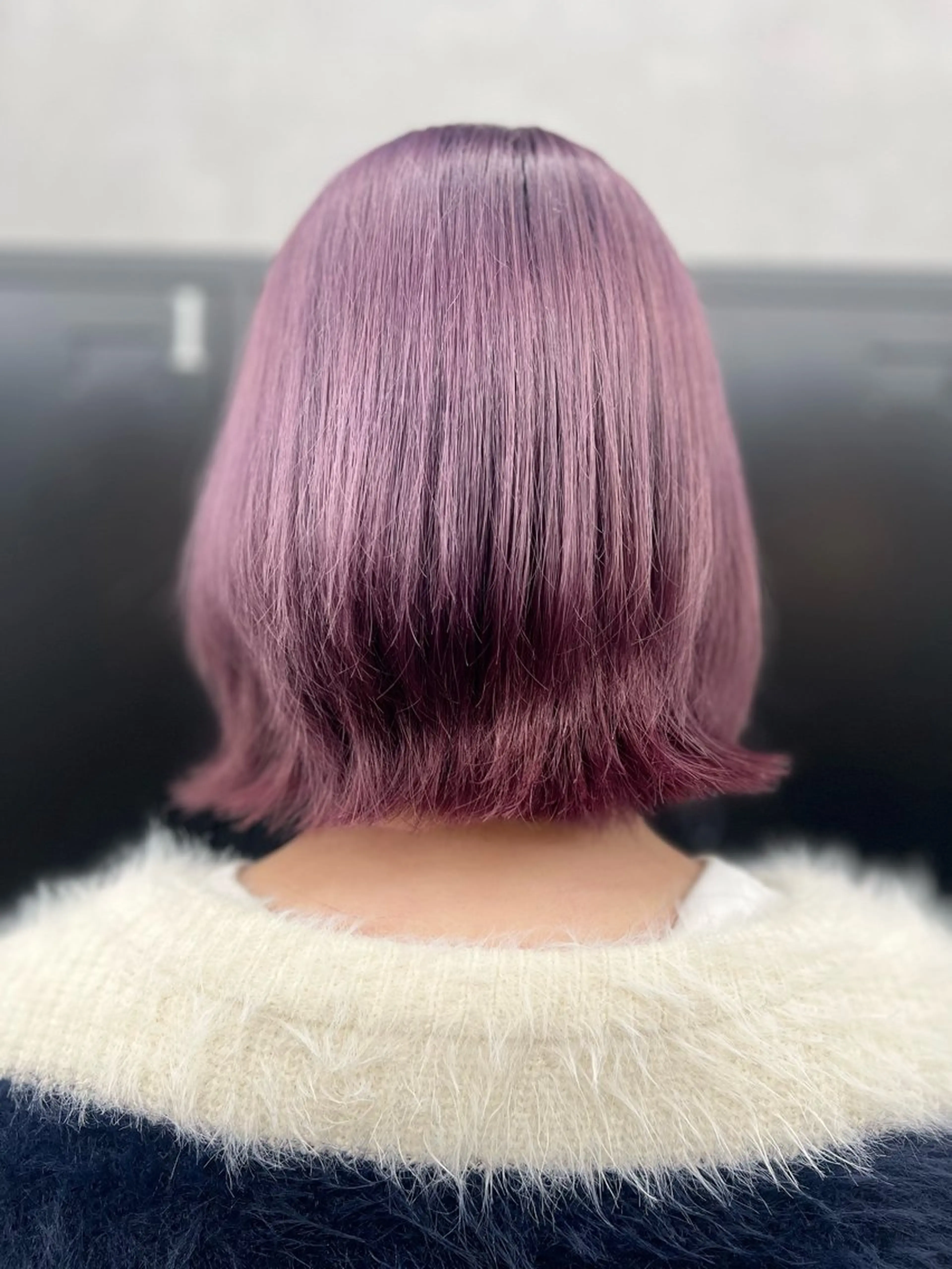 ミディアム カラー ピンクカラー バイオレットカラー バイオレットピンク カット ヘアカラー 透明感カラー特化🫧 ADLLA.栗原🦋のヘアスタイル