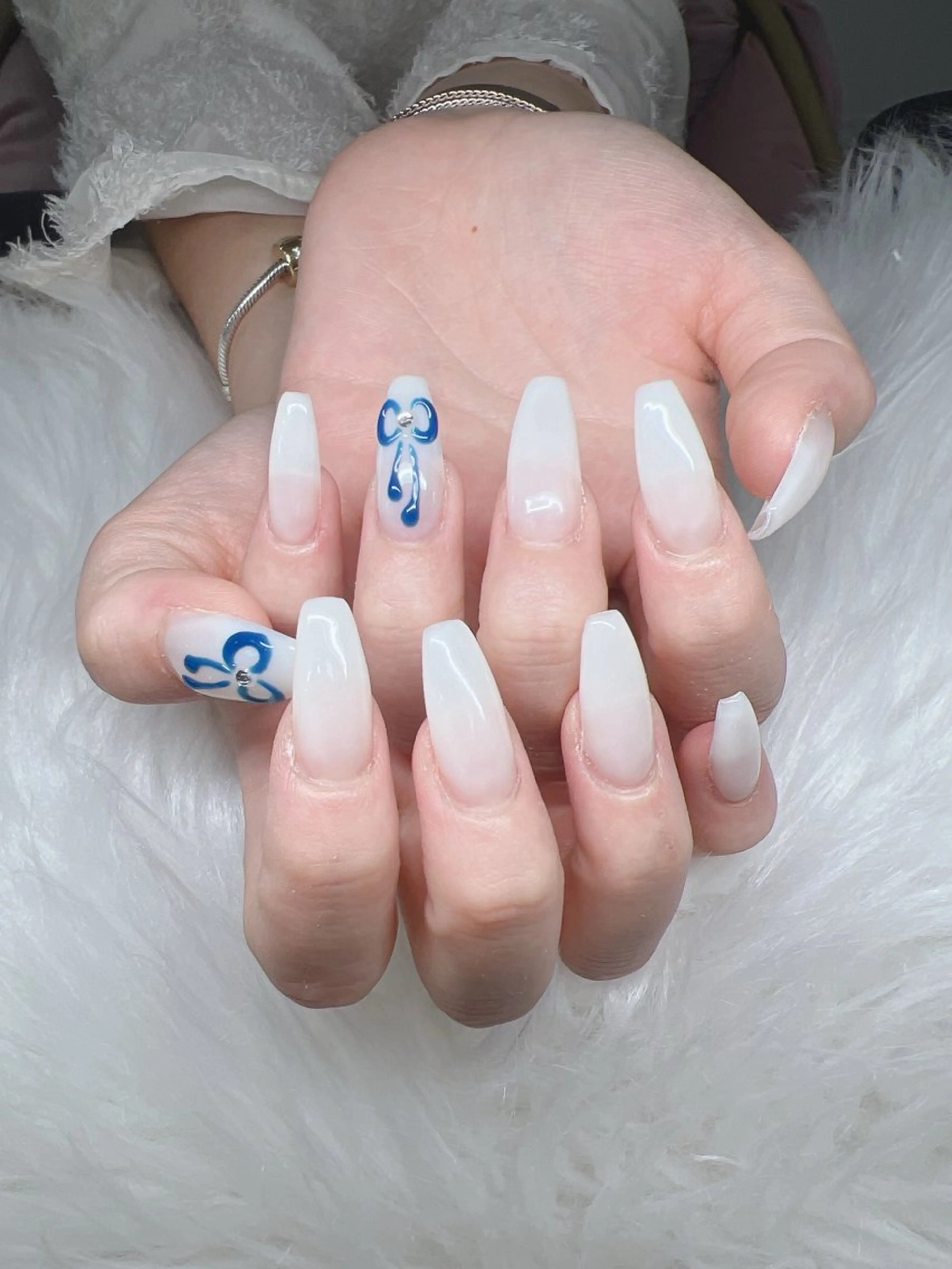 ネイル ハンドネイル Lee Nails チップ長さだし専門店のネイルデザイン