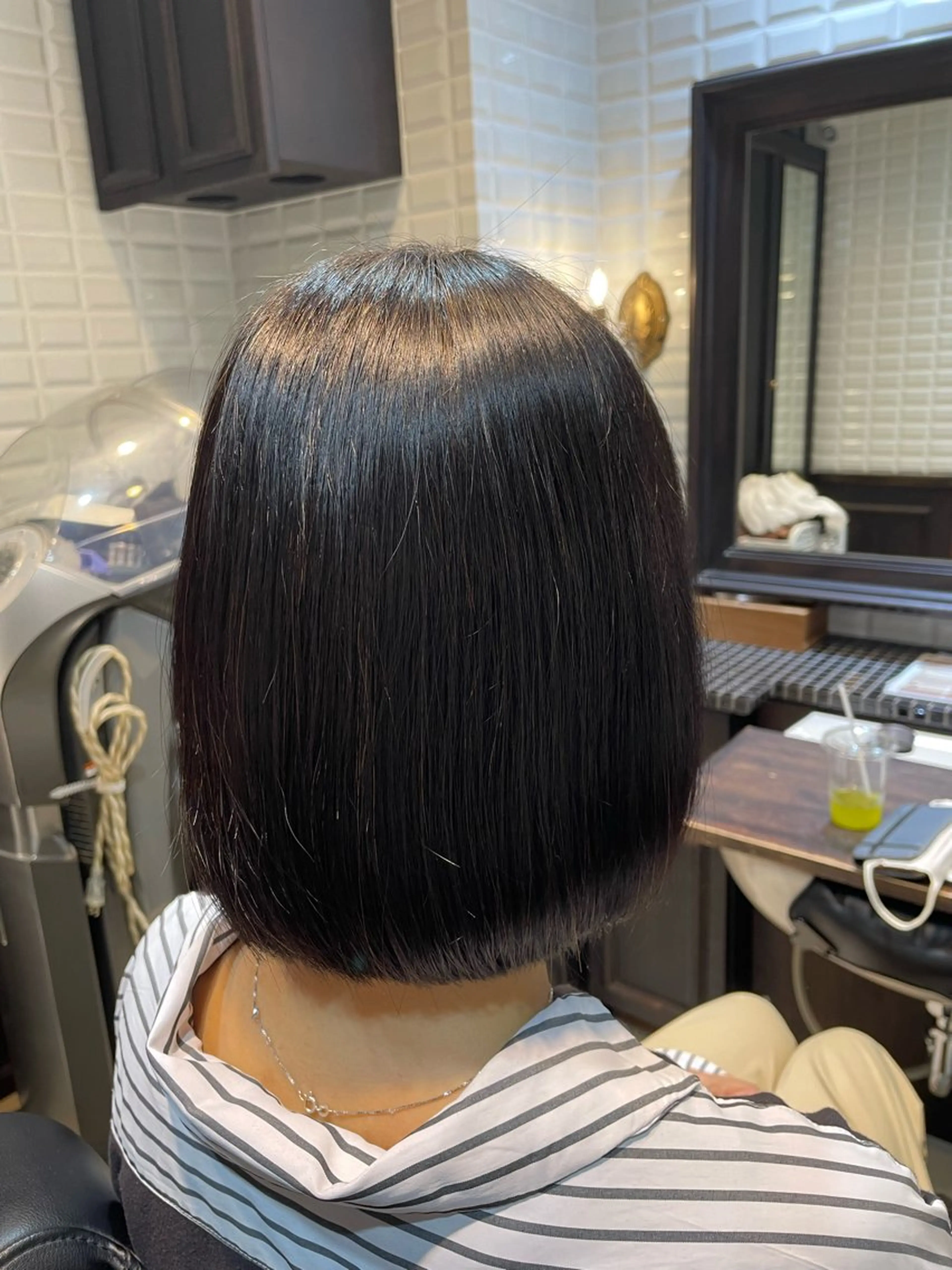 ミディアム Lupinus中田 パーマモデル募集中のヘアスタイル