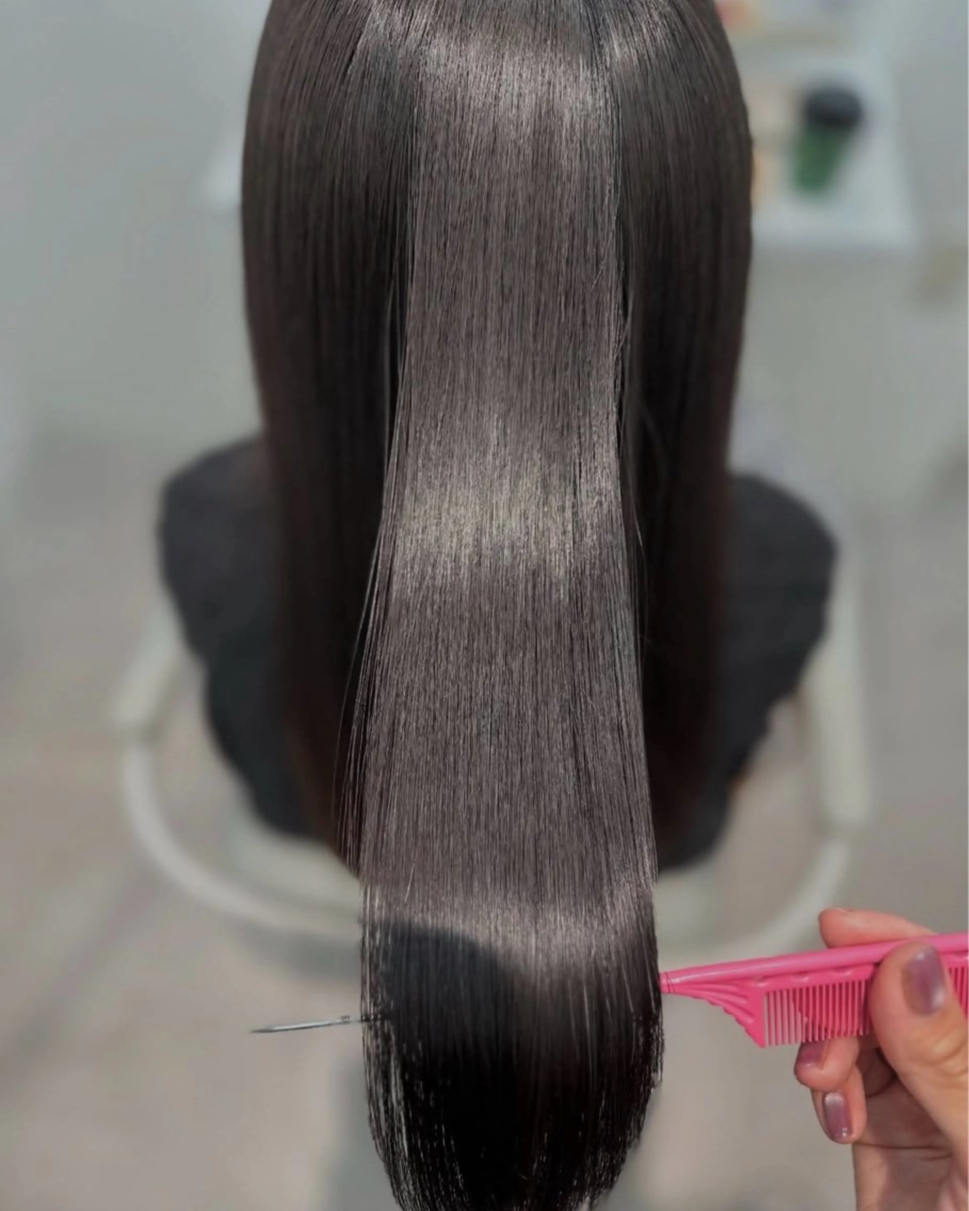 ロング 縮毛矯正 トリートメント 限定無料メニュー⭕️ Nollのヘアスタイル