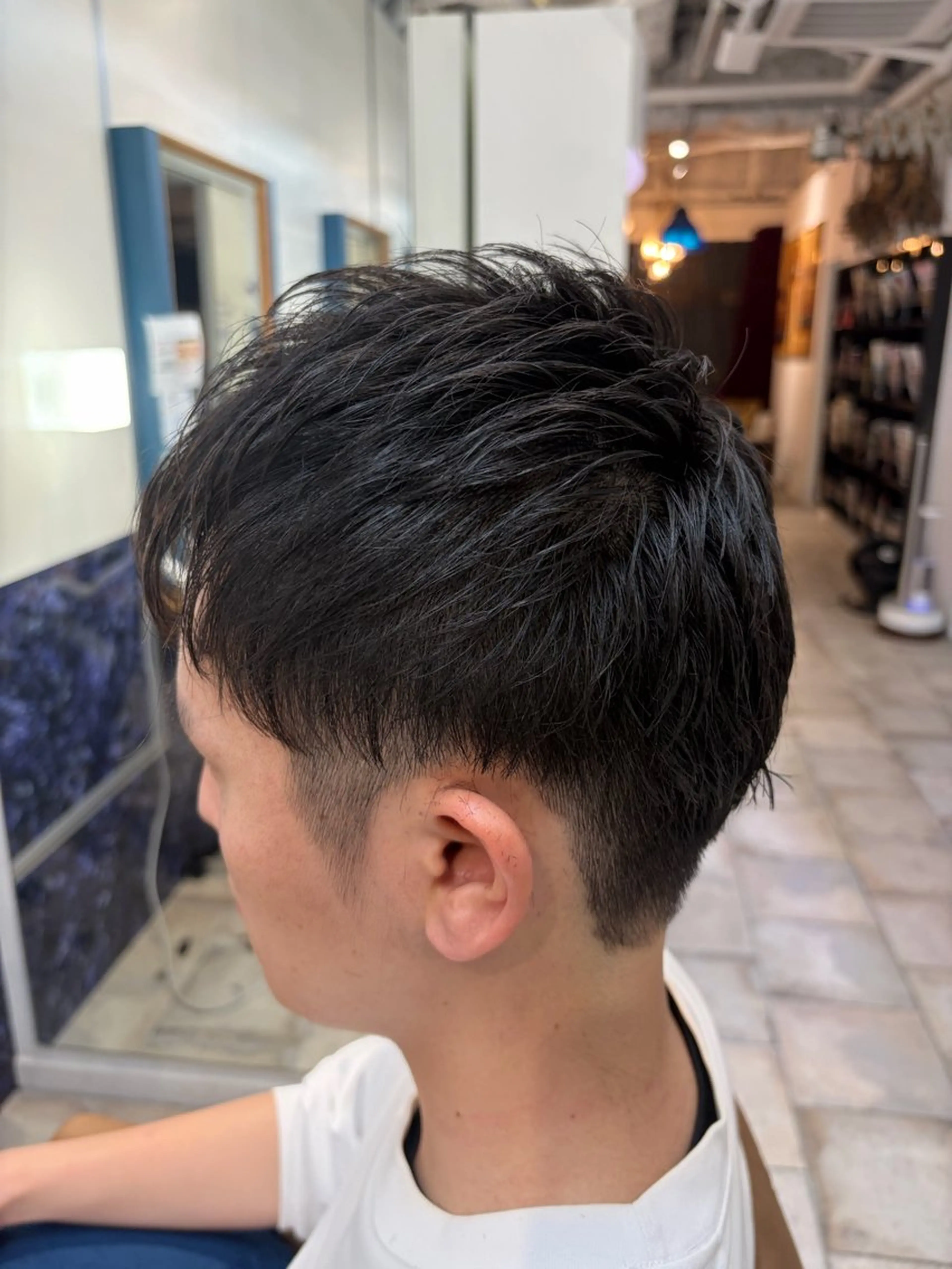 ショート メンズ カット トリートメント ヘッドスパ カラー/アイリスト 麻優のヘアスタイル