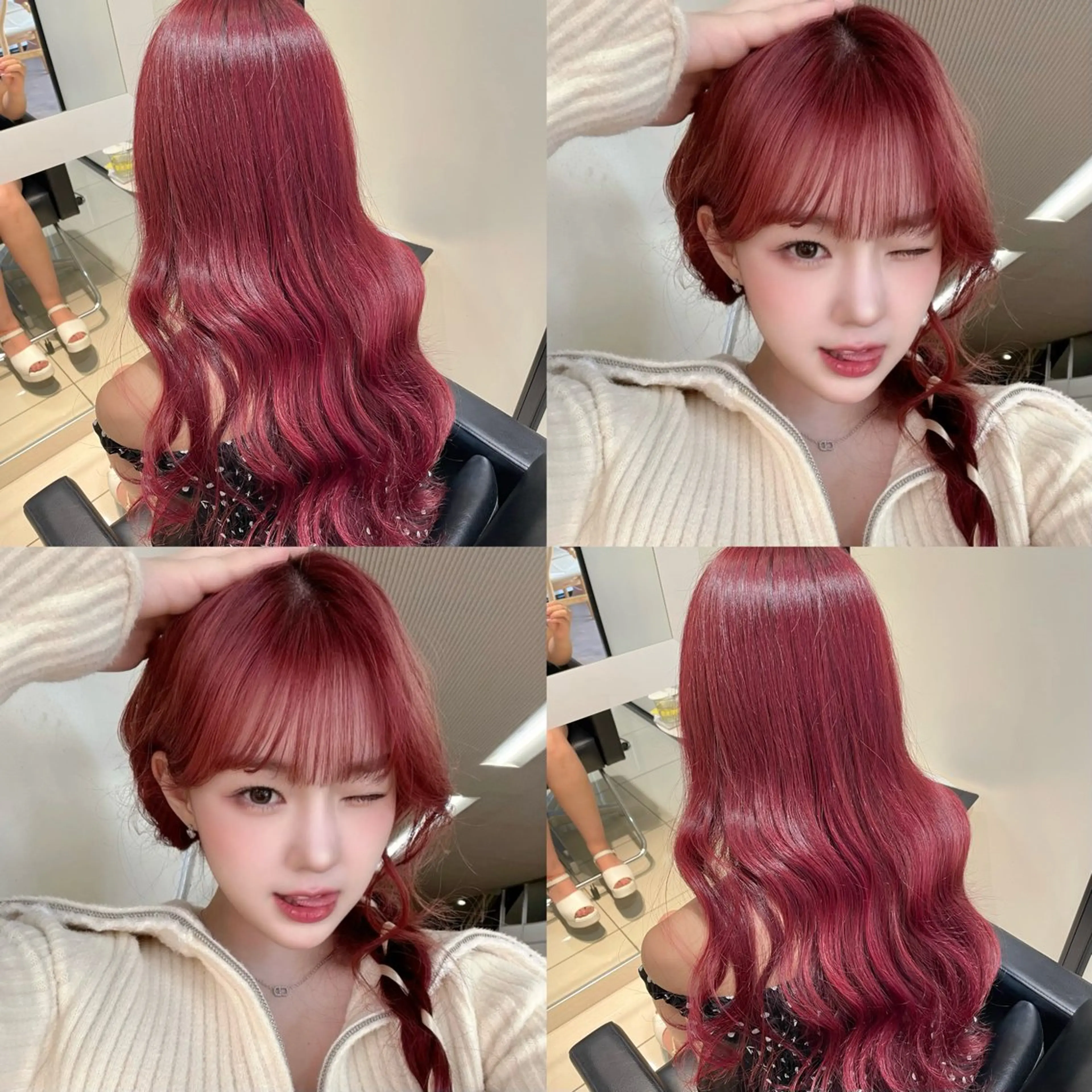 ロング カラー カット ヘアカラー トリートメント ブリーチなしカラー kana🐱のヘアスタイル