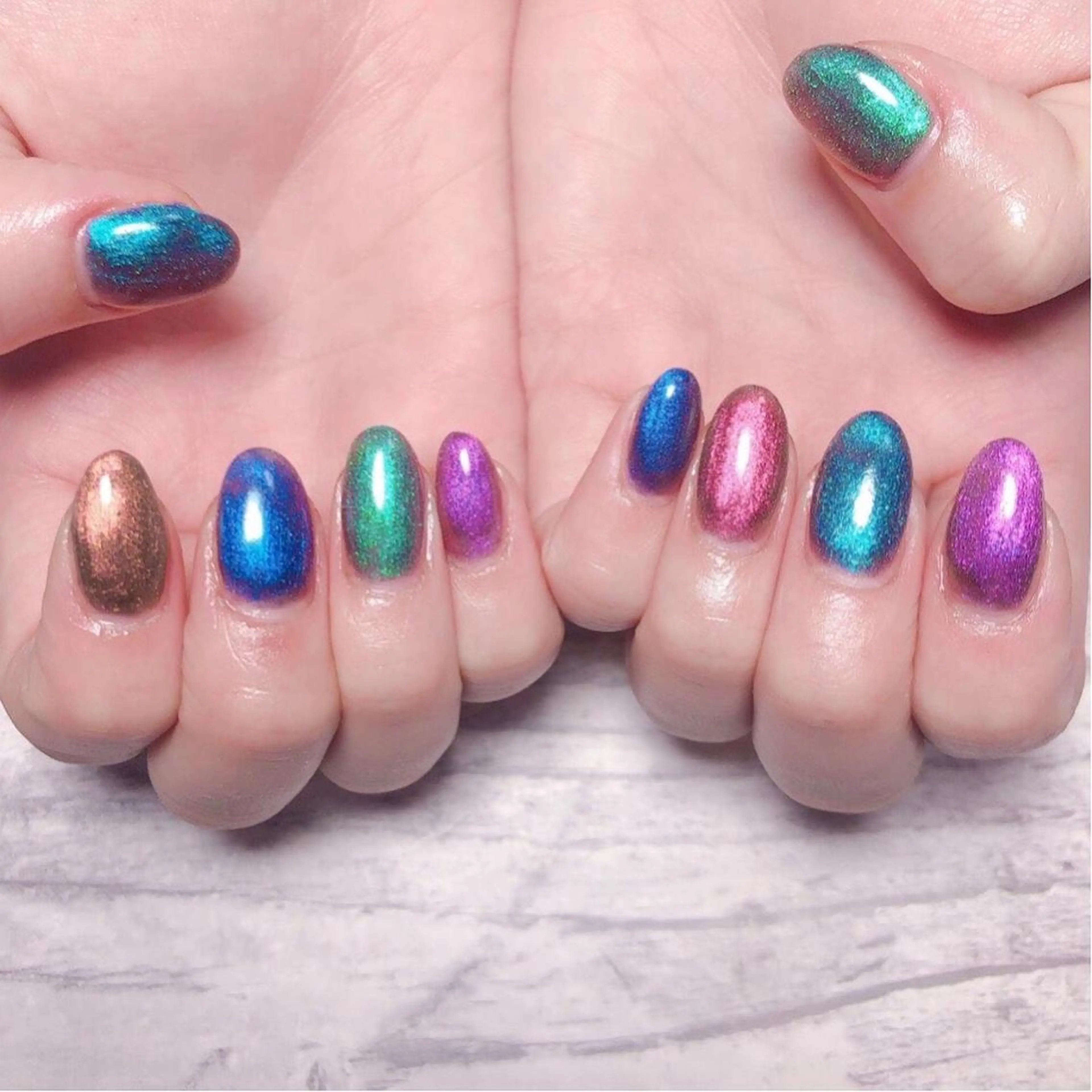 ネイル マグネットネイル DollyGirl KYOKOのネイルデザイン