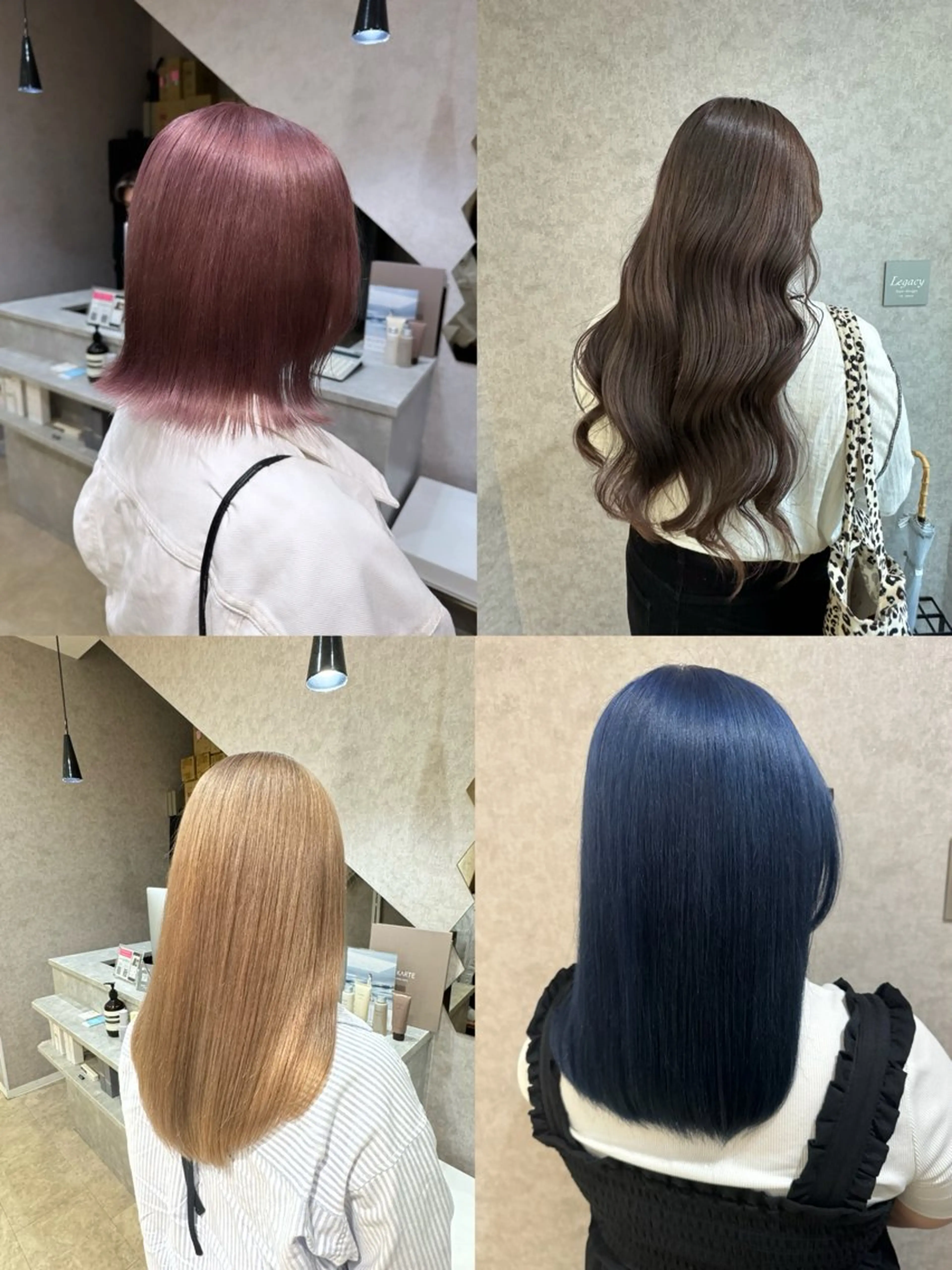 ロング Rio/ヘアセット/ ハイトーンカラーのヘアスタイル