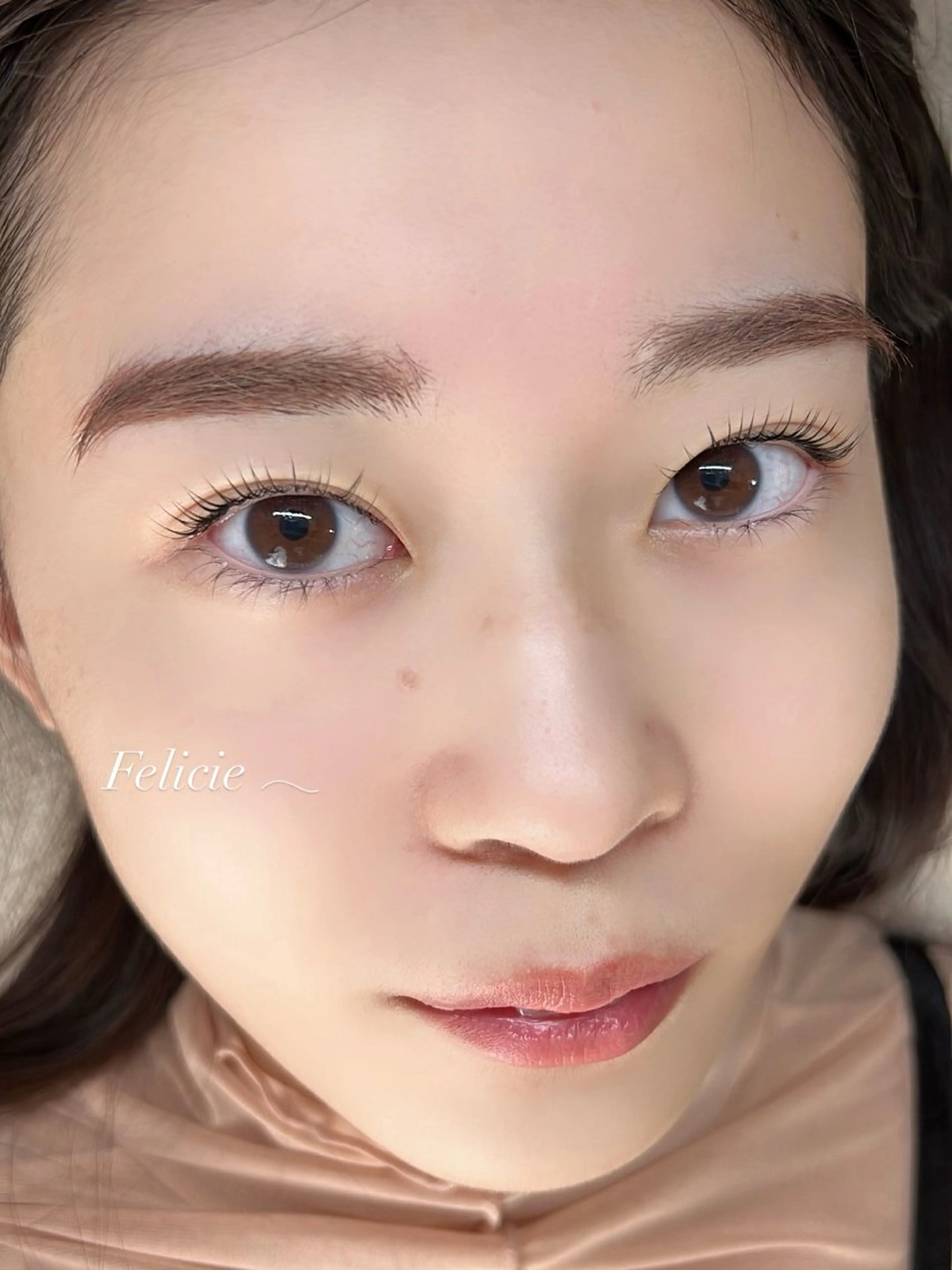 マツエク・マツパ パリジェンヌラッシュリフト マツパ Felicie＊ Sayakaのマツエク・マツパデザイン