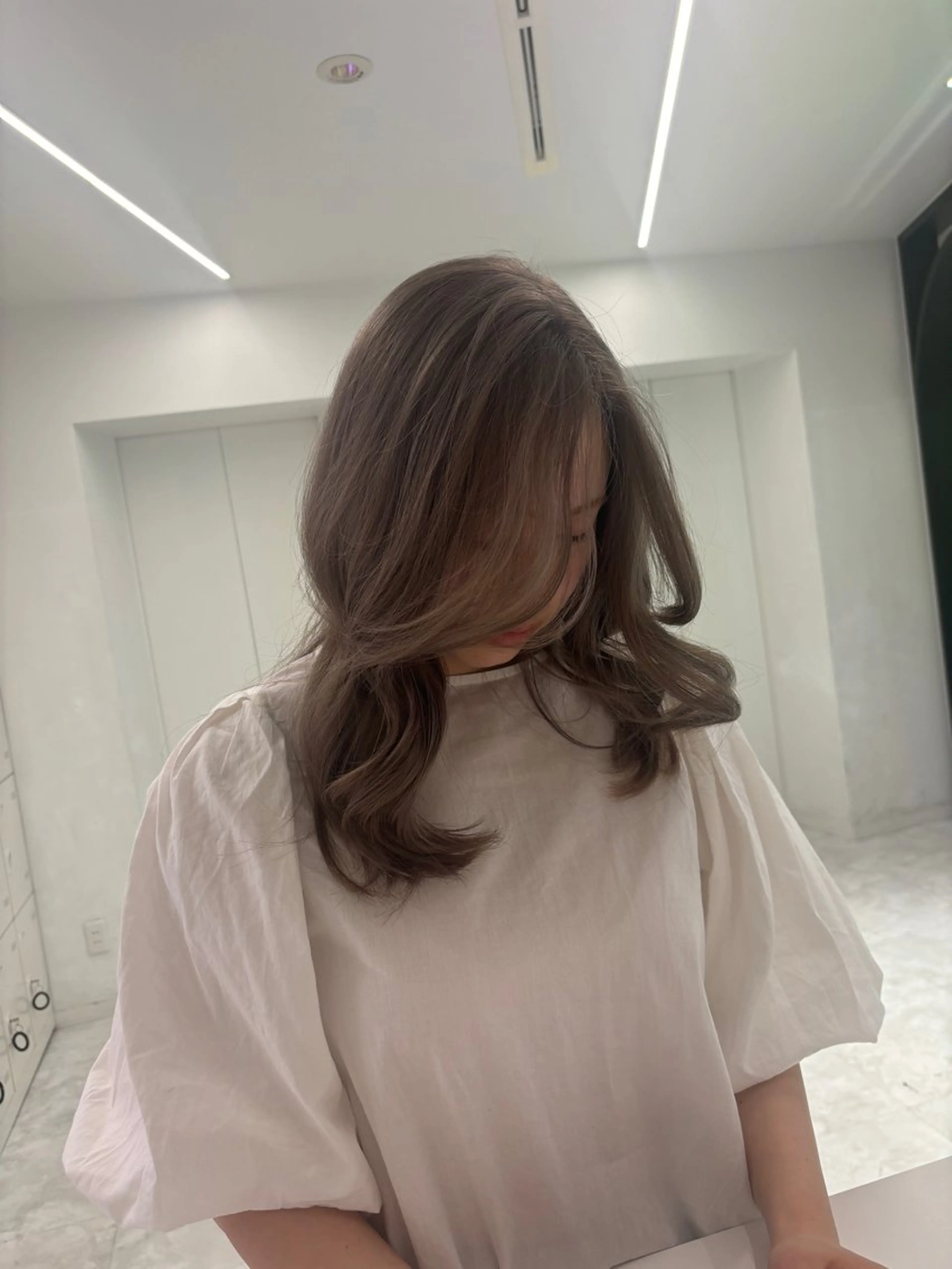 ロング カラー 💖ミルクティー💖 あかり💖のヘアスタイル