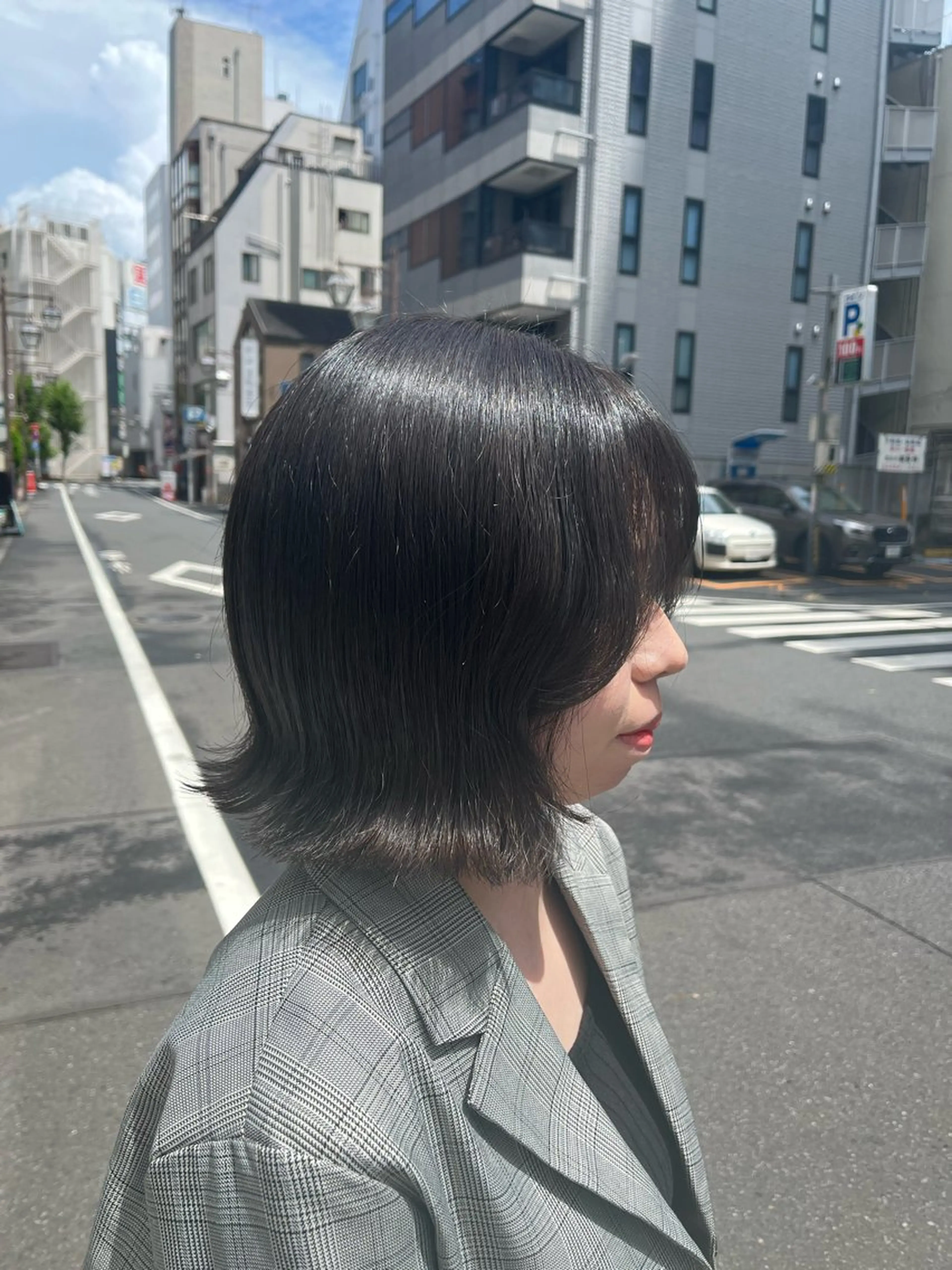 ミディアム カラー ブリーチモデル募集 ʟᴇɪ.れいのヘアスタイル