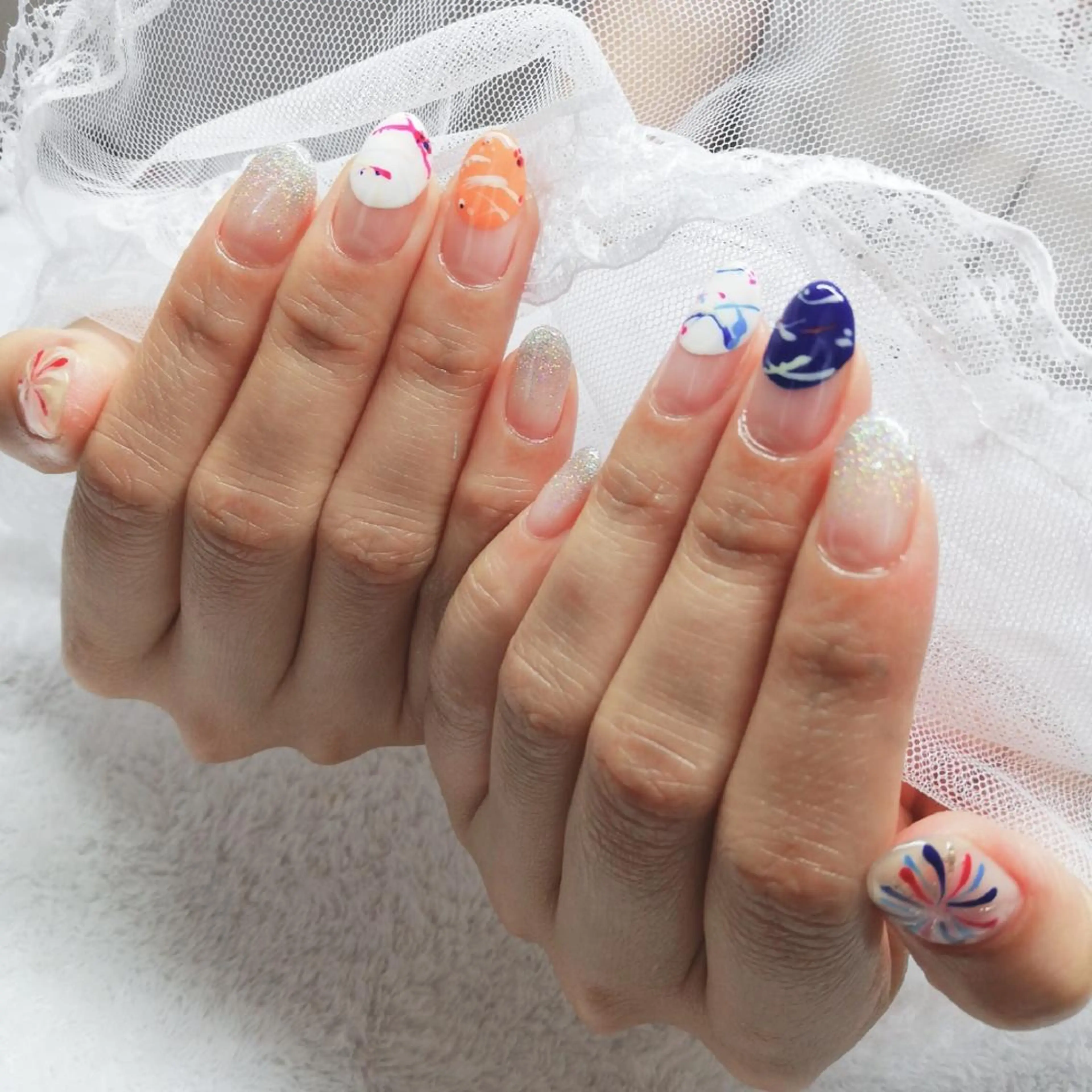 ネイル ハンドネイル 柴崎 美幸のネイルデザイン