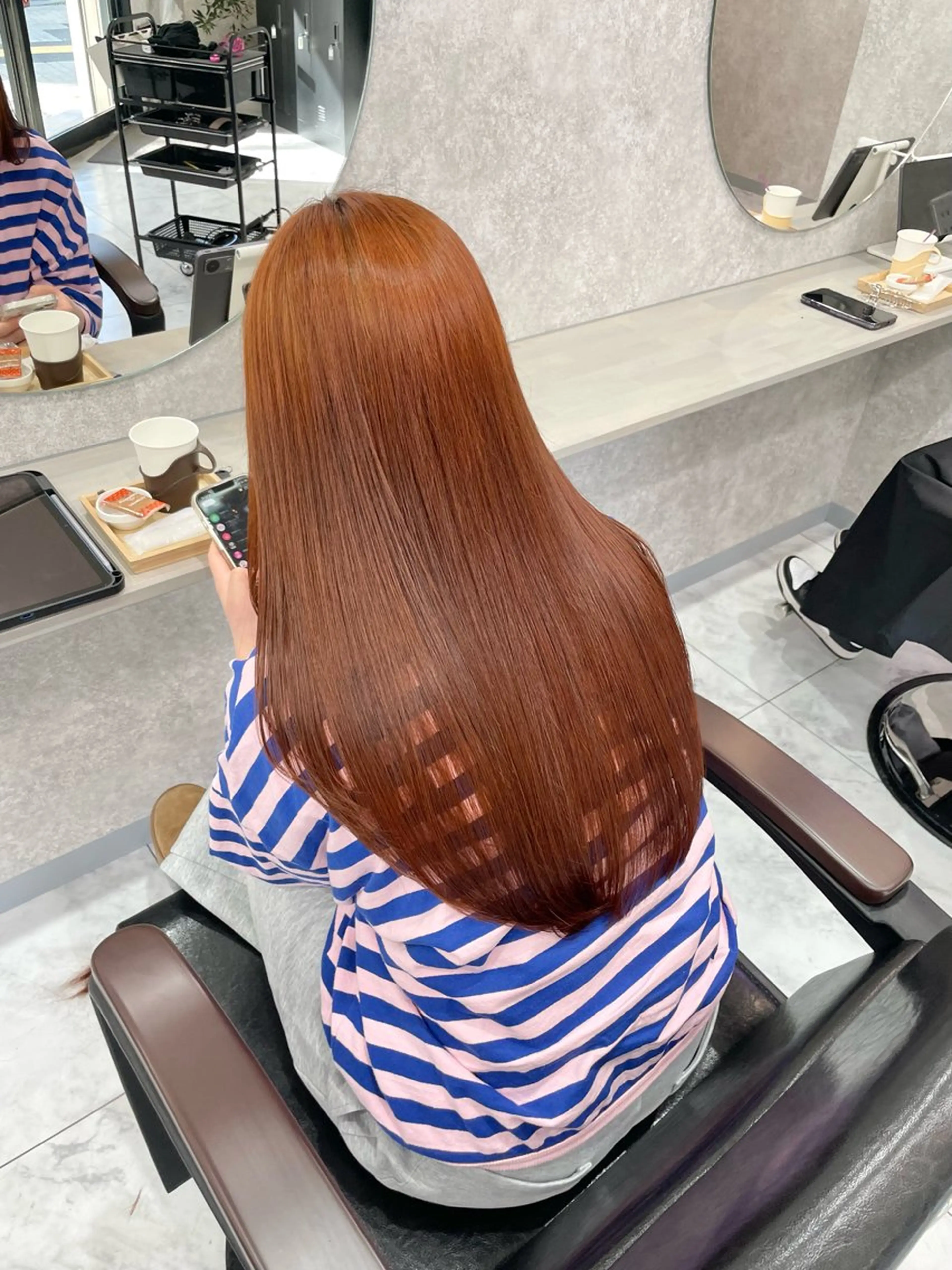 ロング 🦋ハイトーン🦋 石山 希理🦋のヘアスタイル