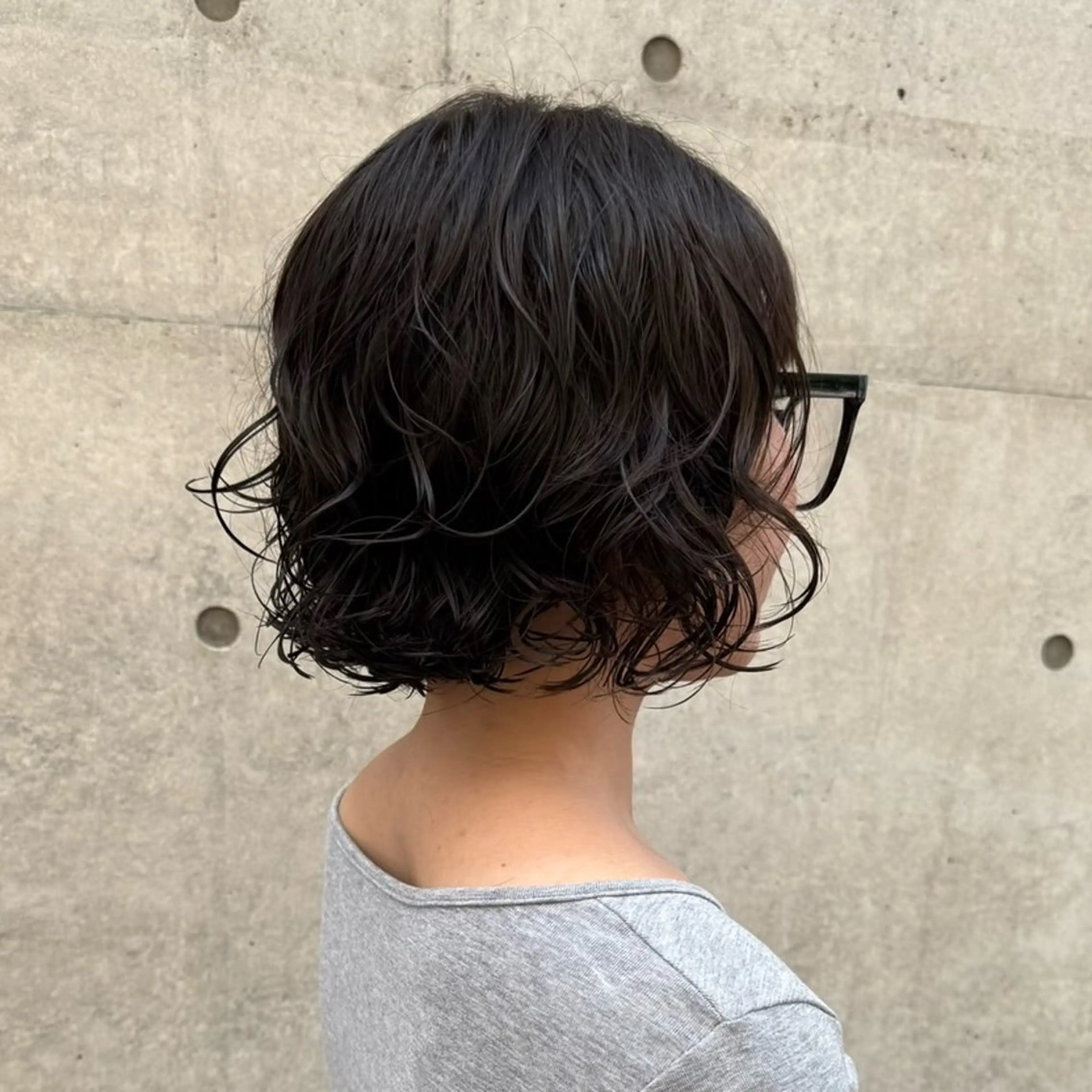 ショート ボブ カット パーマ ハイトーン指名No. 1/レイヤー/みさきのヘアスタイル