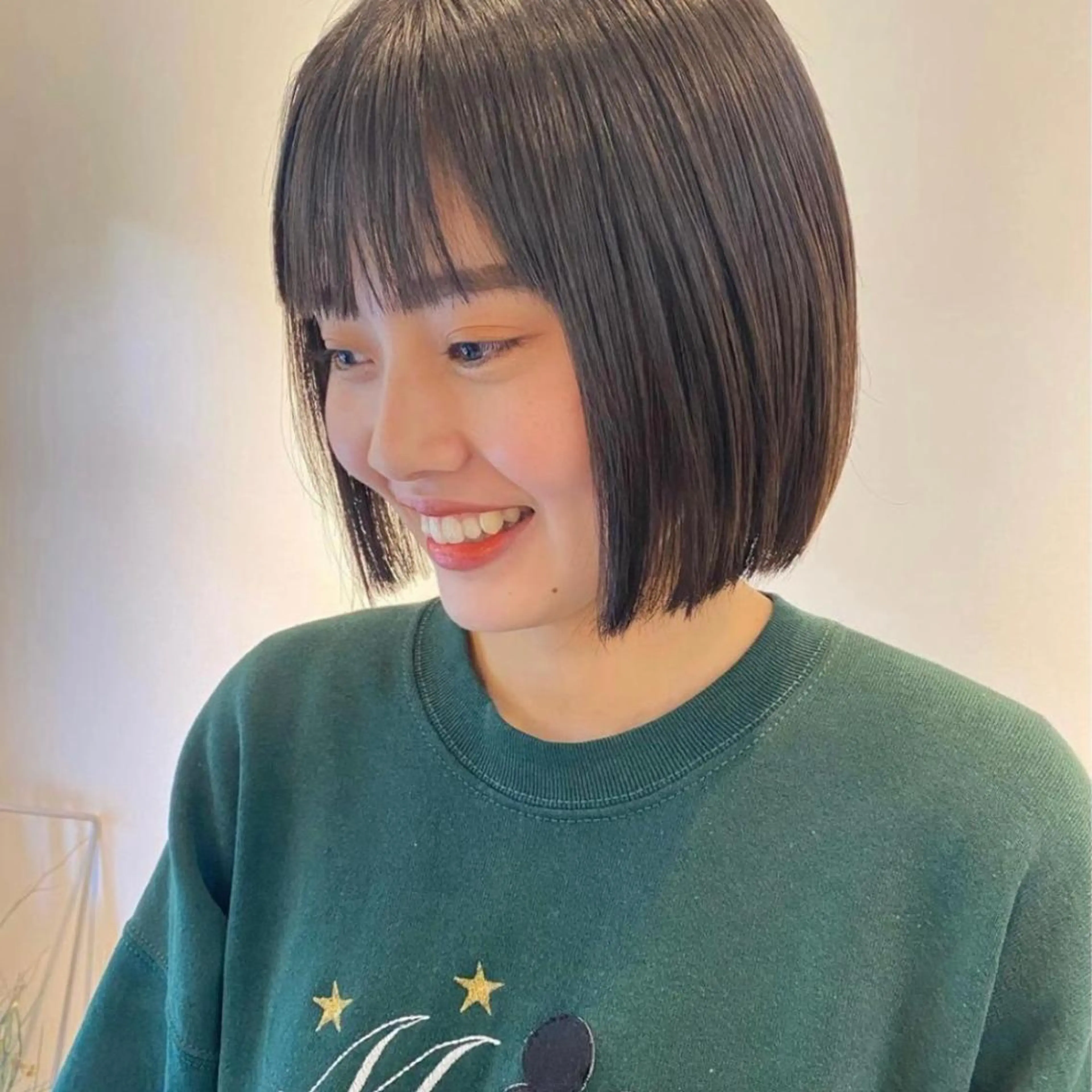 カラー パーマ/透明感カラー 小松のヘアスタイル