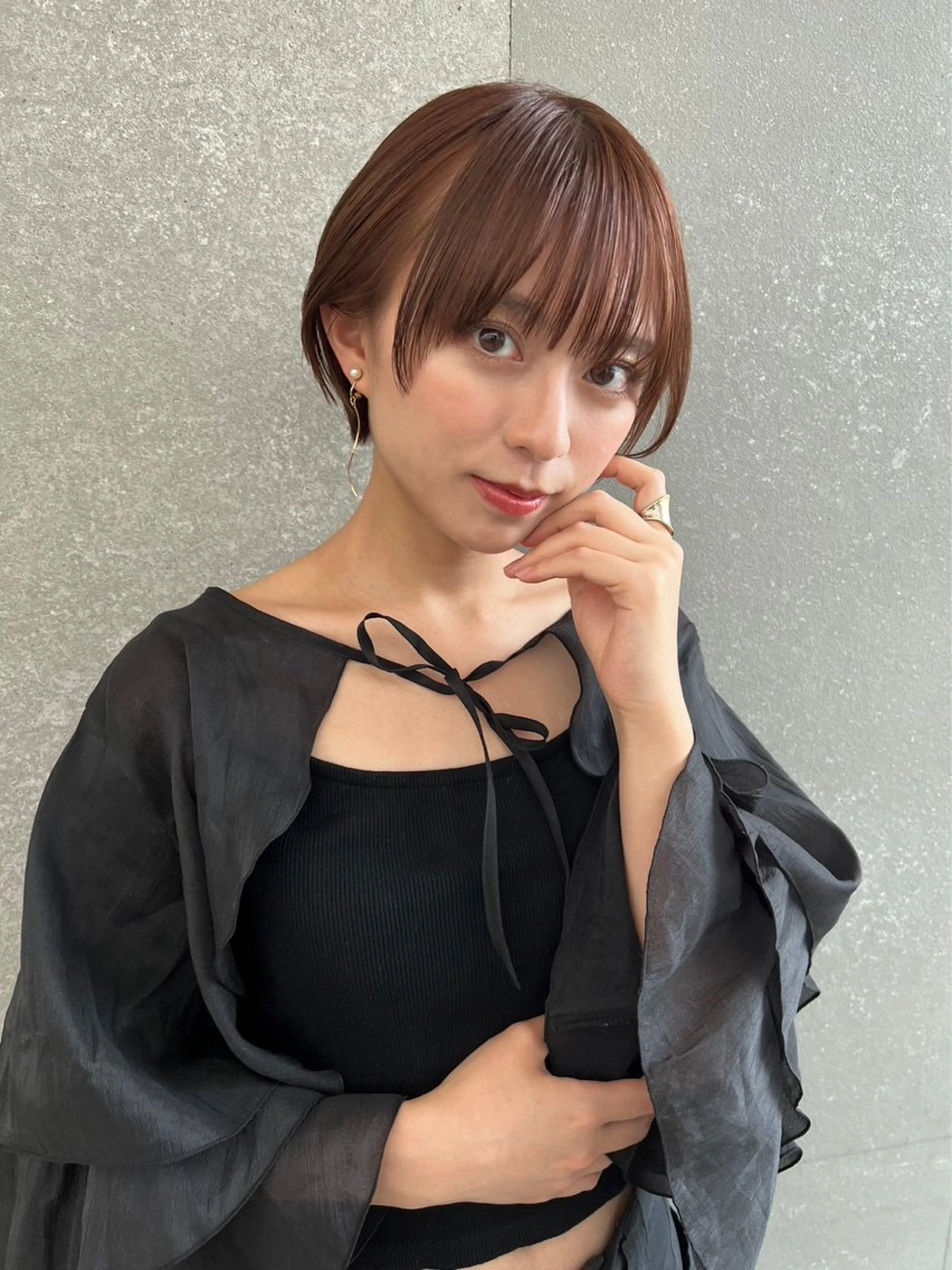 ショート カット 縮毛矯正 透明感カラー　中嶋 将城のヘアスタイル