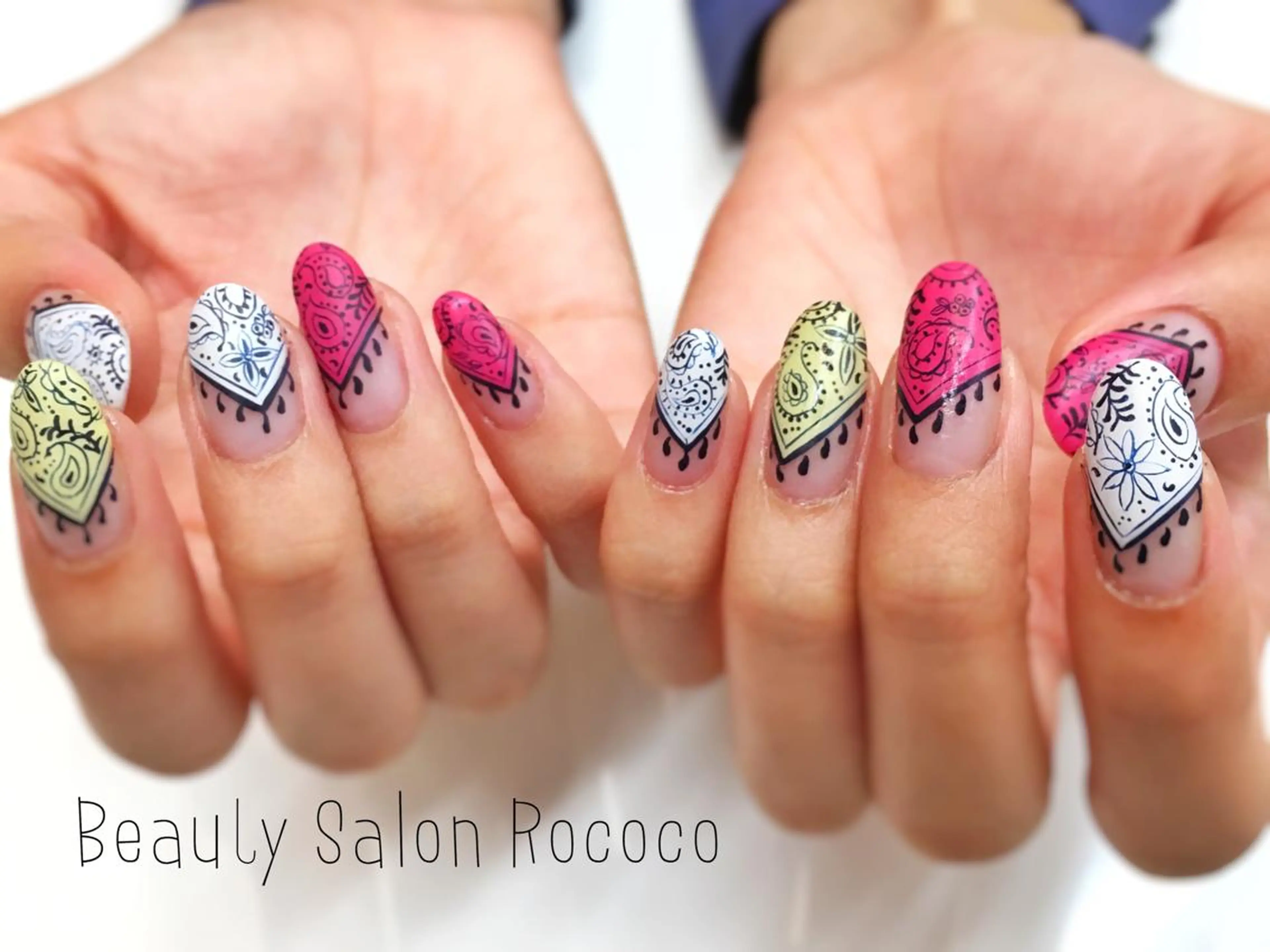 ネイル 夏ネイル NAILSALON RuINのネイルデザイン