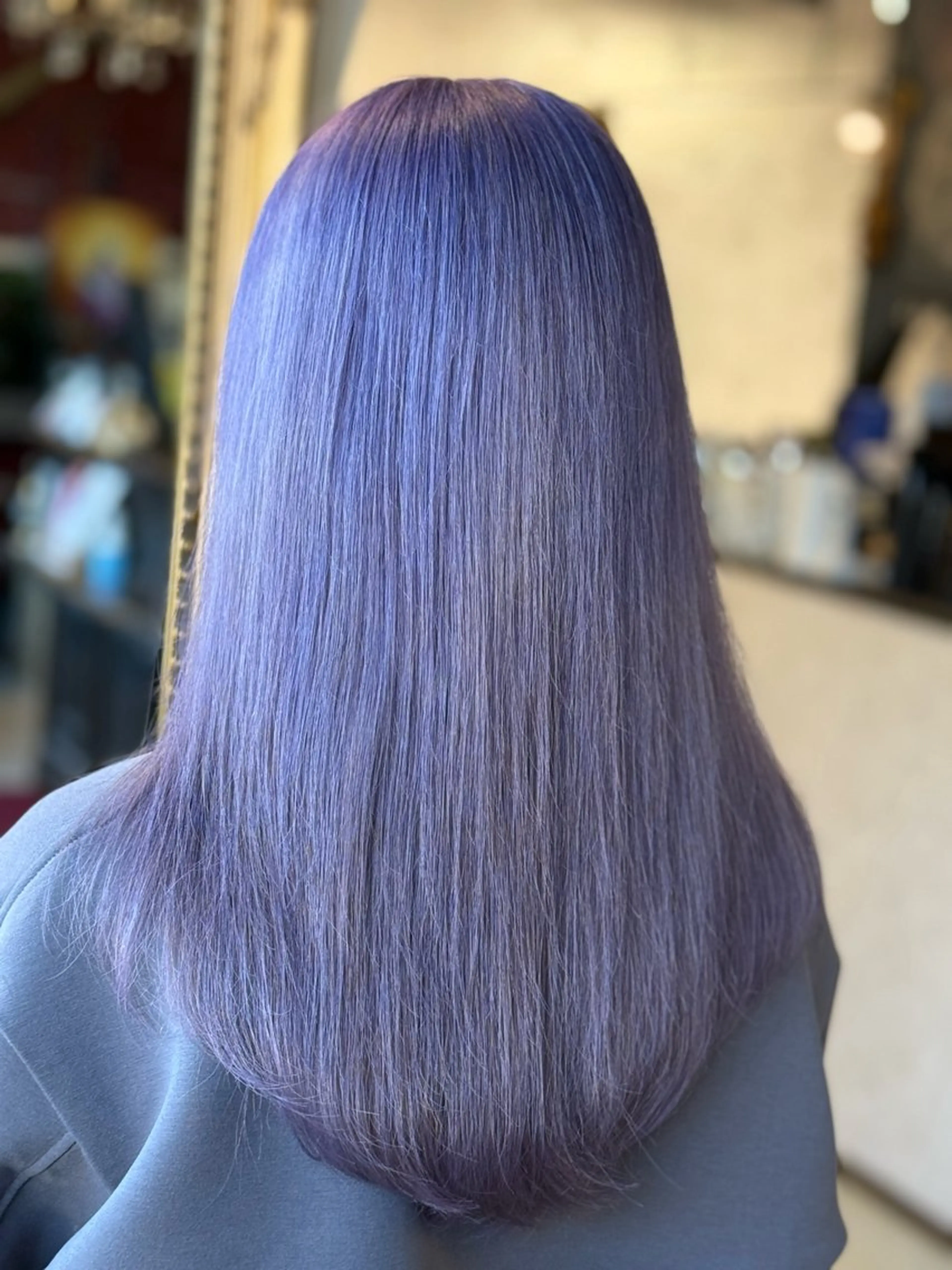 ロング カラー ブルーカラー 透明感カラー ヘアカラー トリートメント Barocco 🎀ヒメ🎀(19)のヘアスタイル