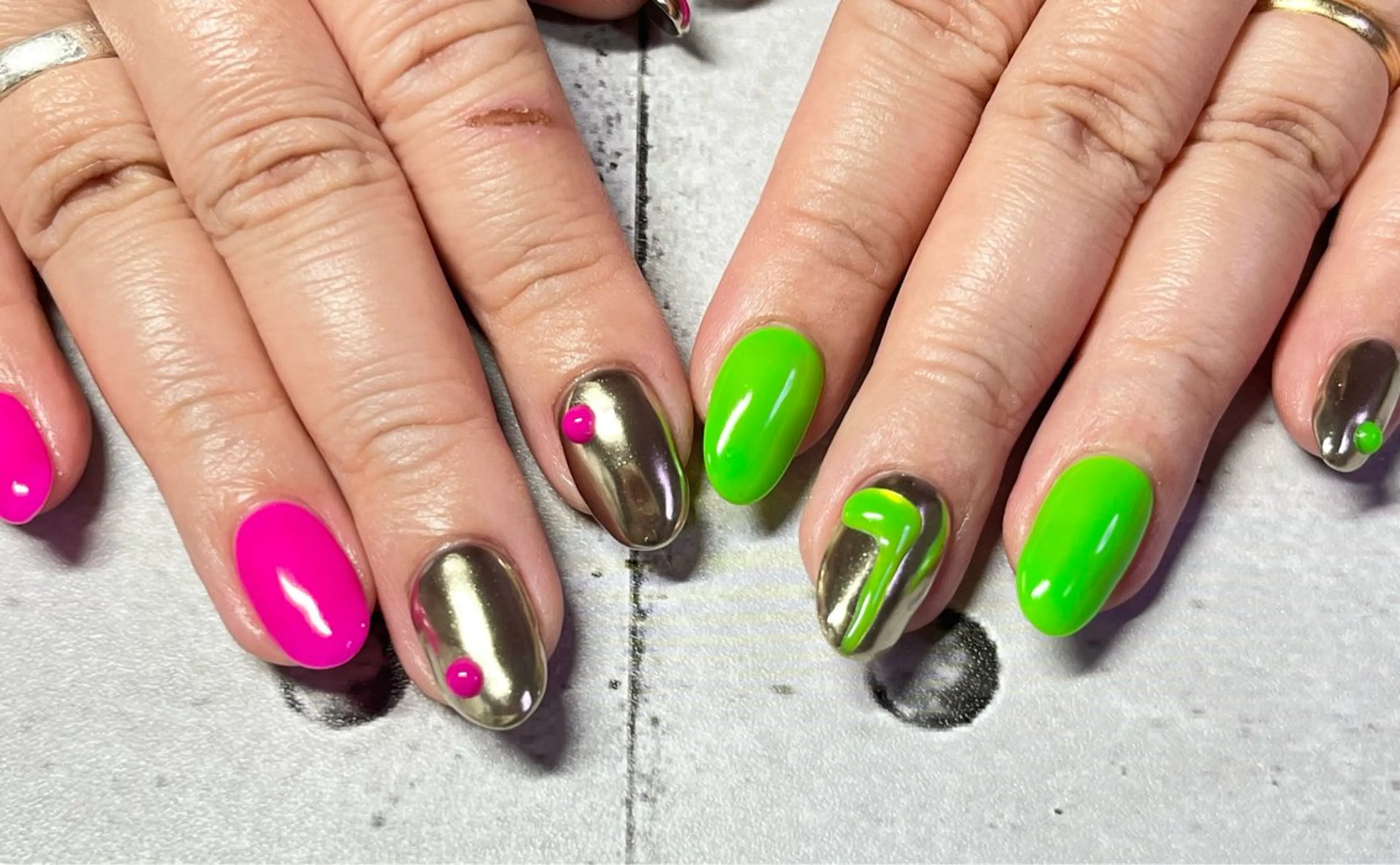 ネイル ハンドネイル まり りぃ〜んのネイルデザイン