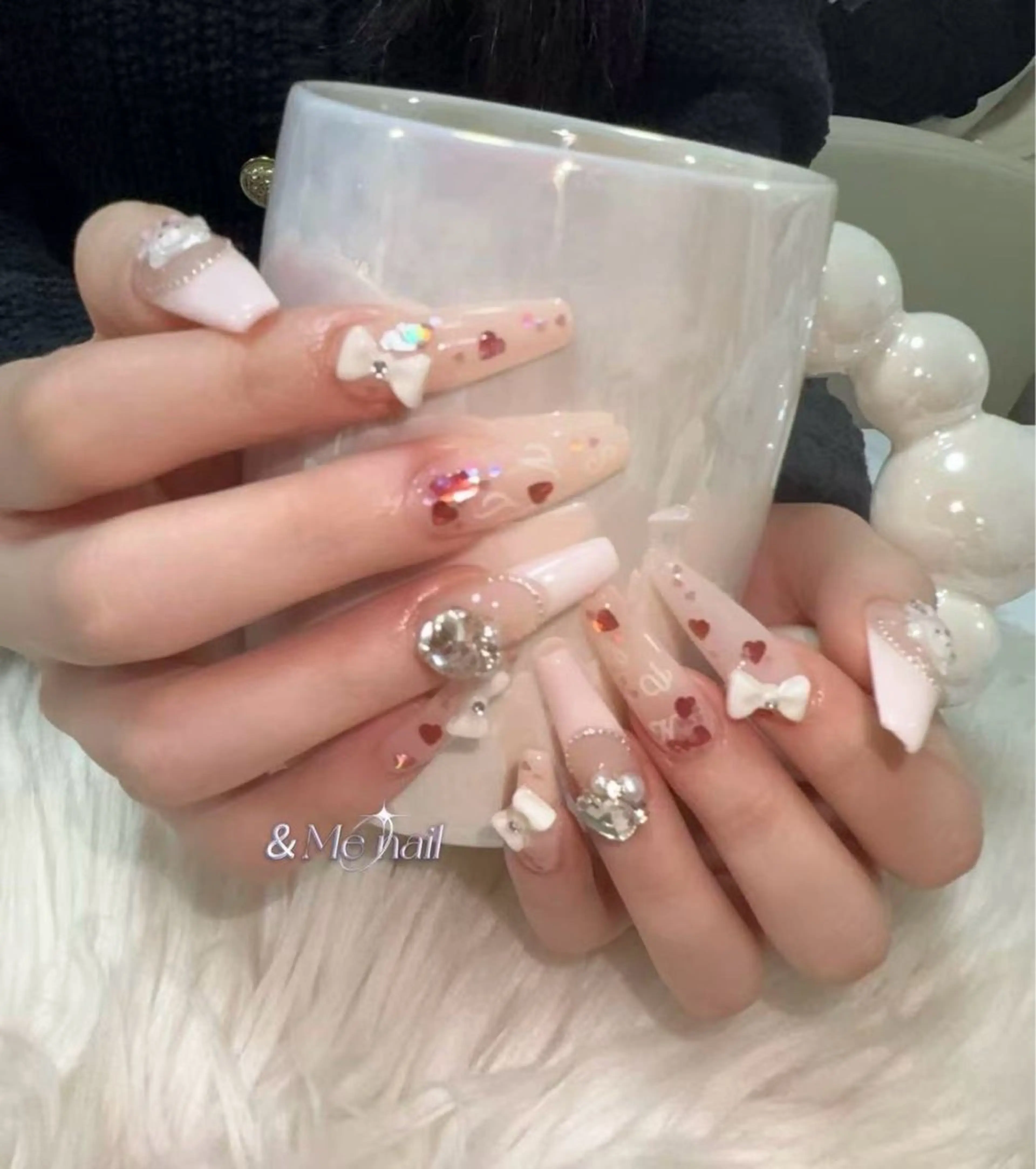 ネイル バレンタイン ハンドネイル Fukuda シュウのネイルデザイン