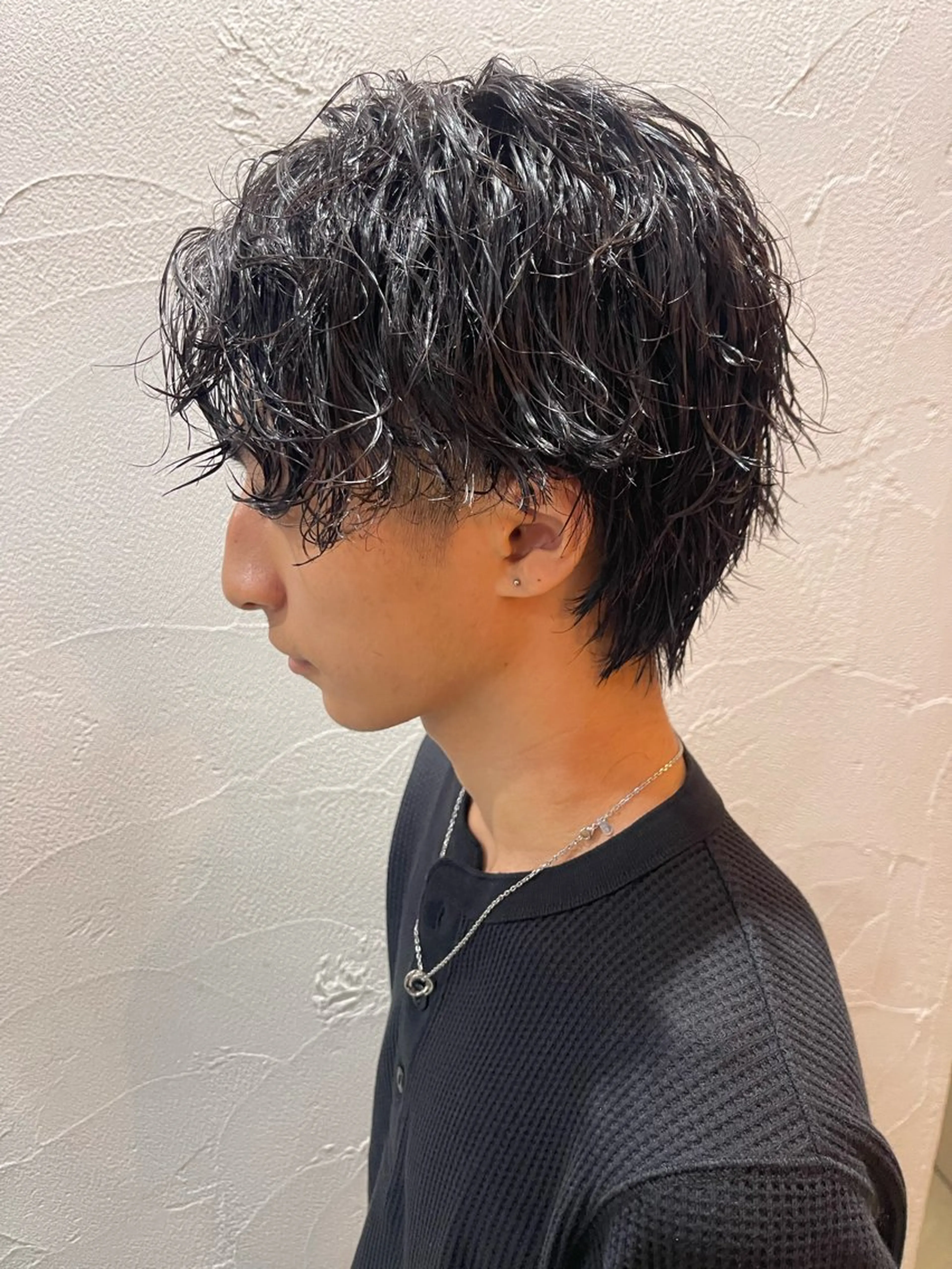 パーマ メンズ カット パーマ ifh iizuka 高橋庸太のヘアスタイル