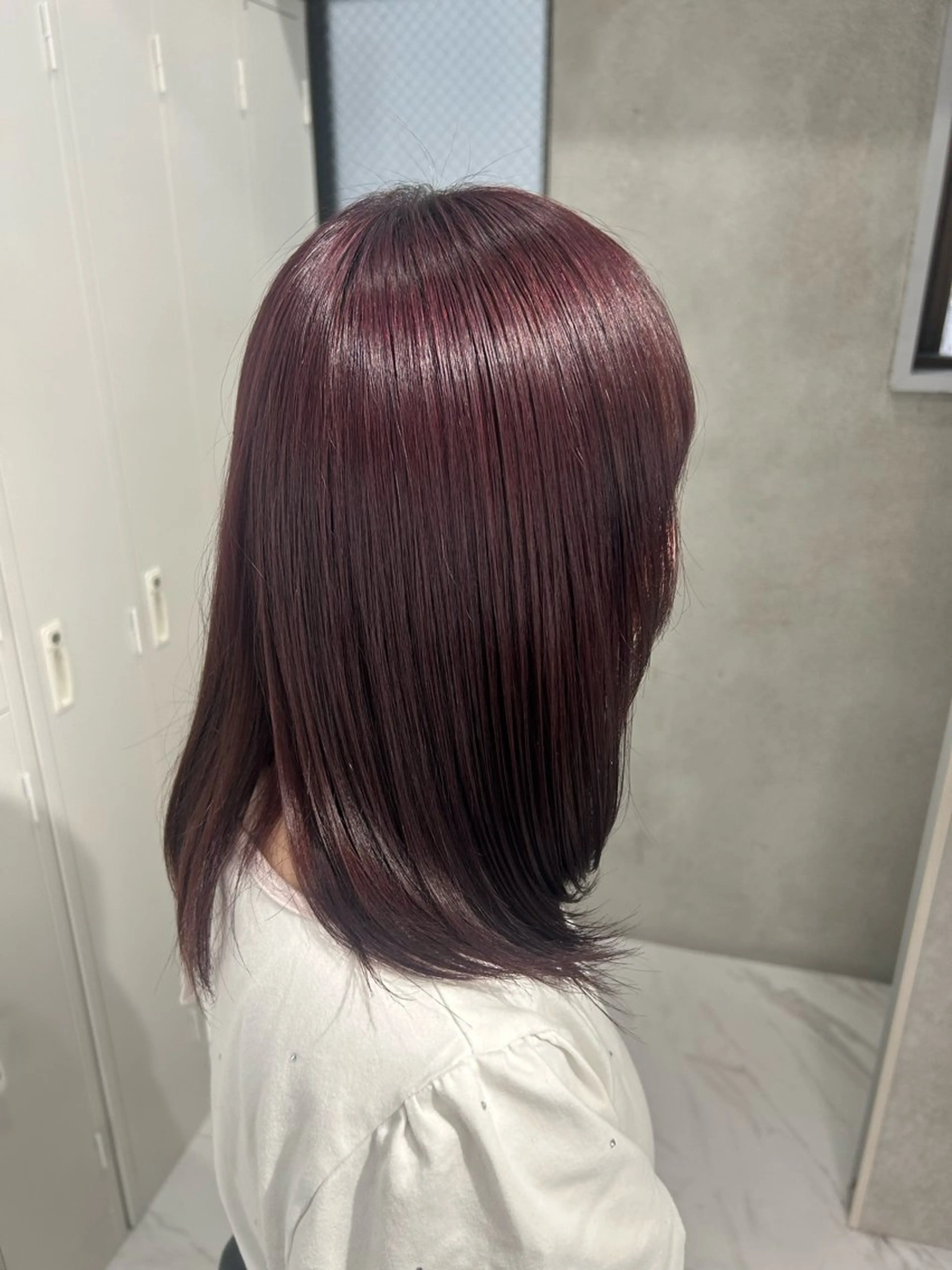 カラー ヘアカラー ️💜akari💜 ハイトーン/レイヤーのヘアスタイル