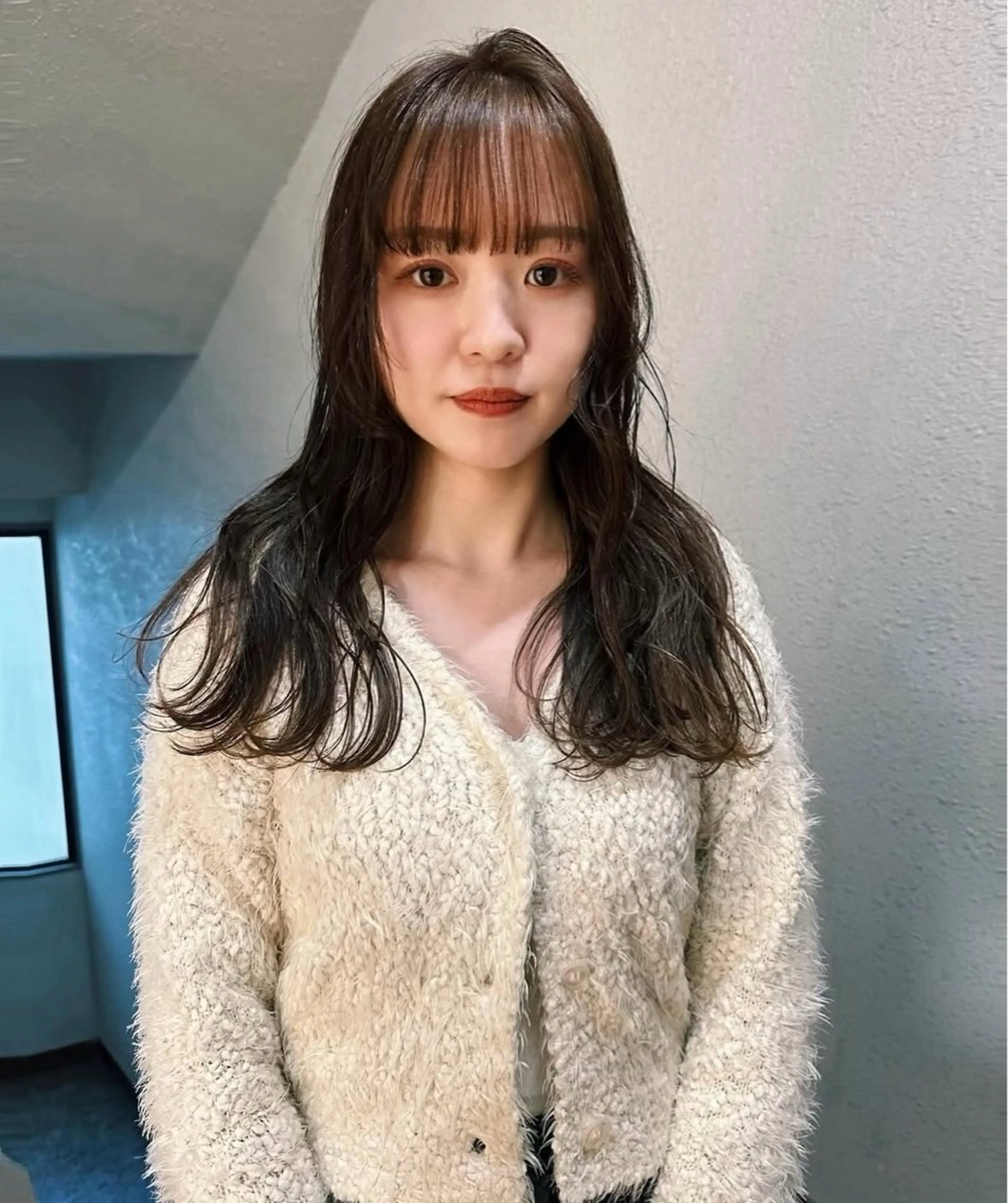 セミロング カラー ヘアカラー トリートメント 足立 武巳（金山Ciel）のヘアスタイル