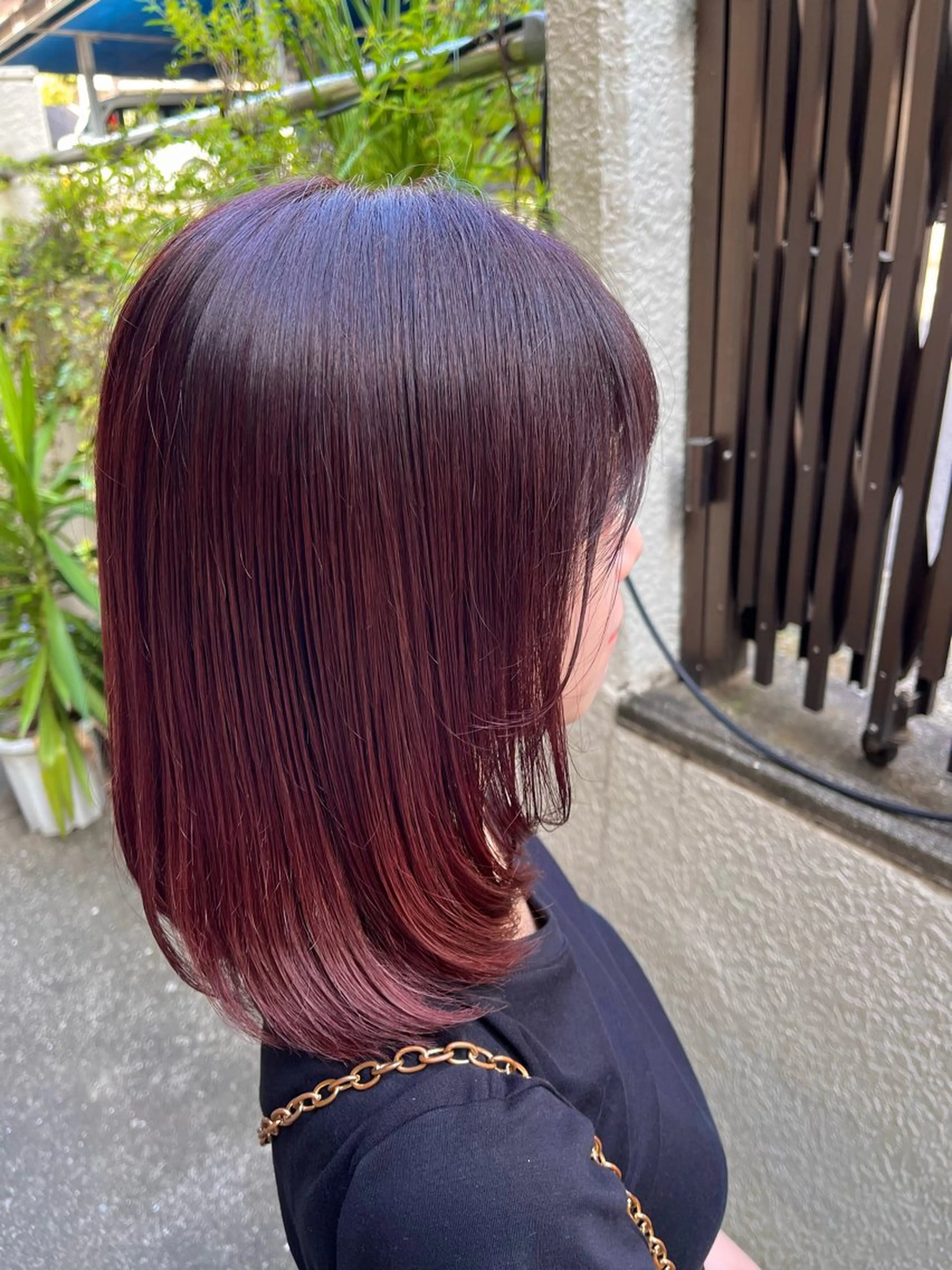 ミディアム カラー カット ヘアカラー トリートメント かりん 🤍のヘアスタイル