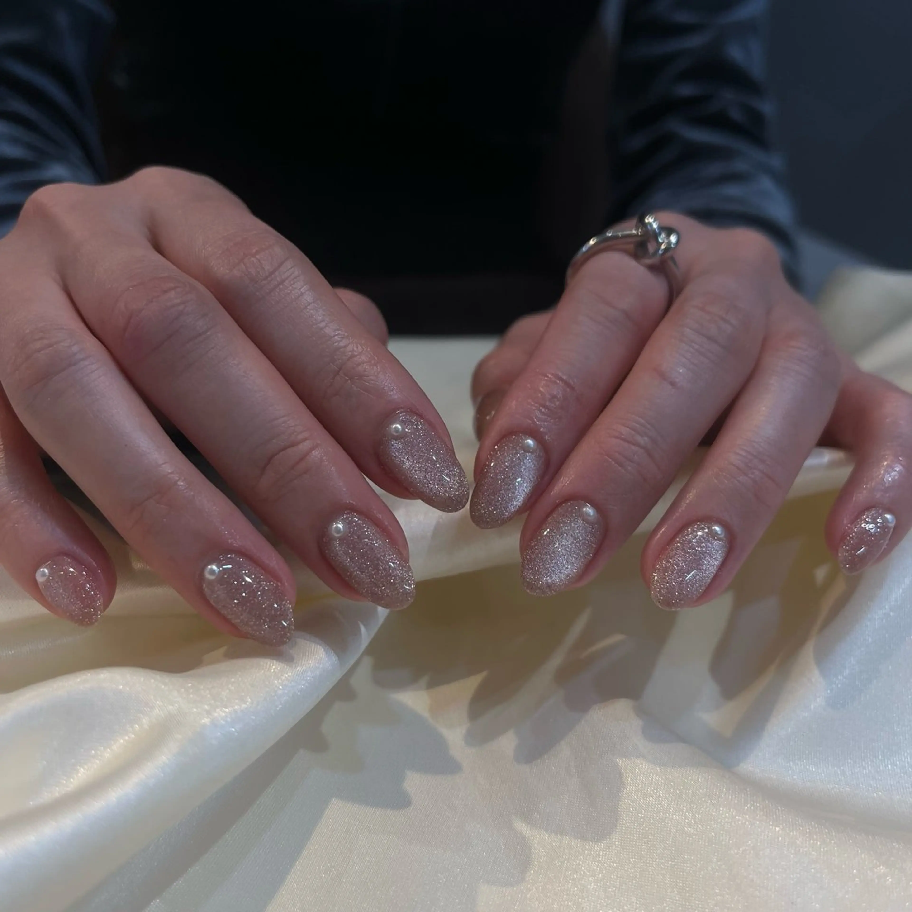 ネイル フラッシュネイル フラッシュマグ マグネットネイル ハンドネイル 友田 晴香のネイルデザイン