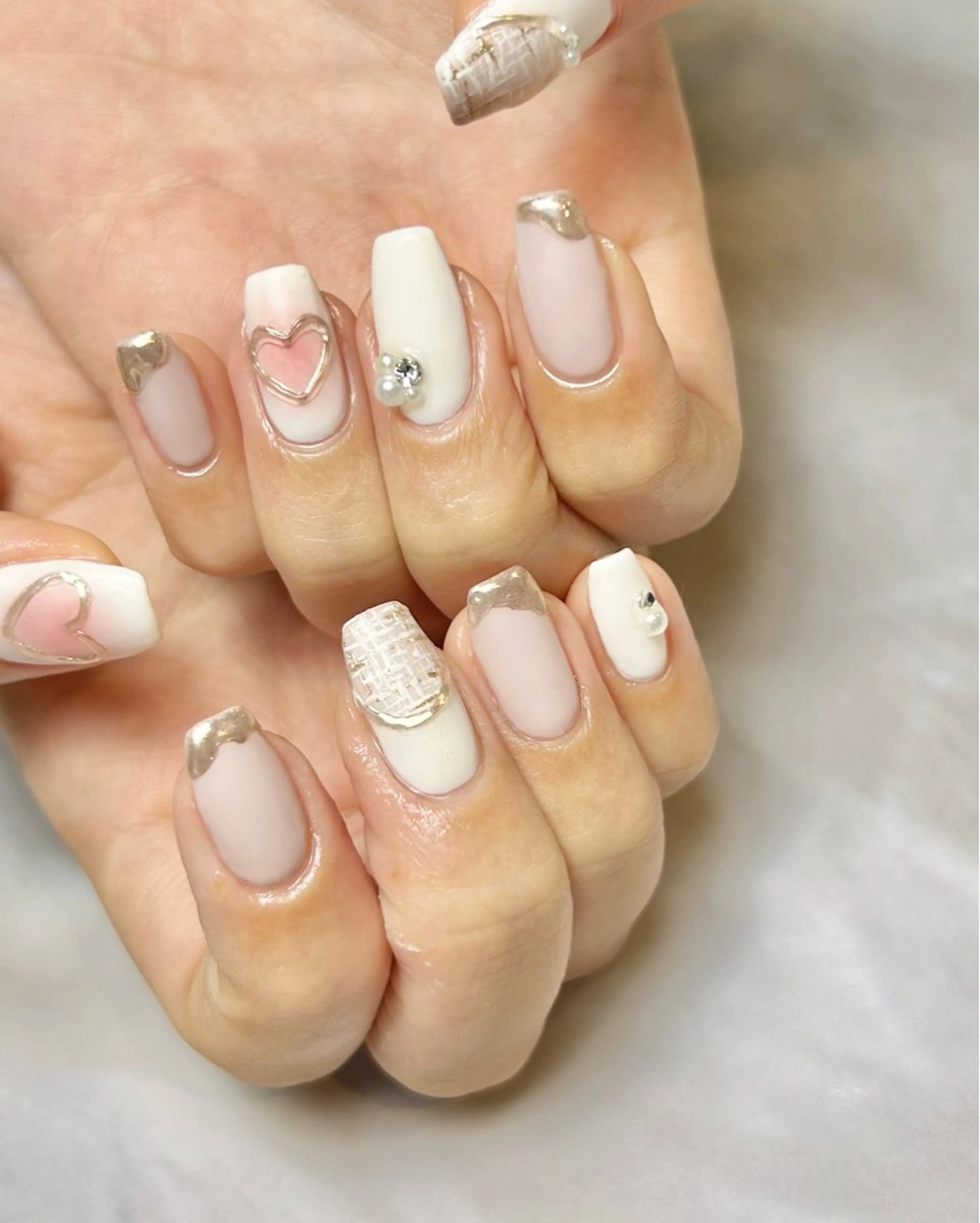 ネイル マットネイル 持ち込み ハンドネイル Reflection marikoのネイルデザイン