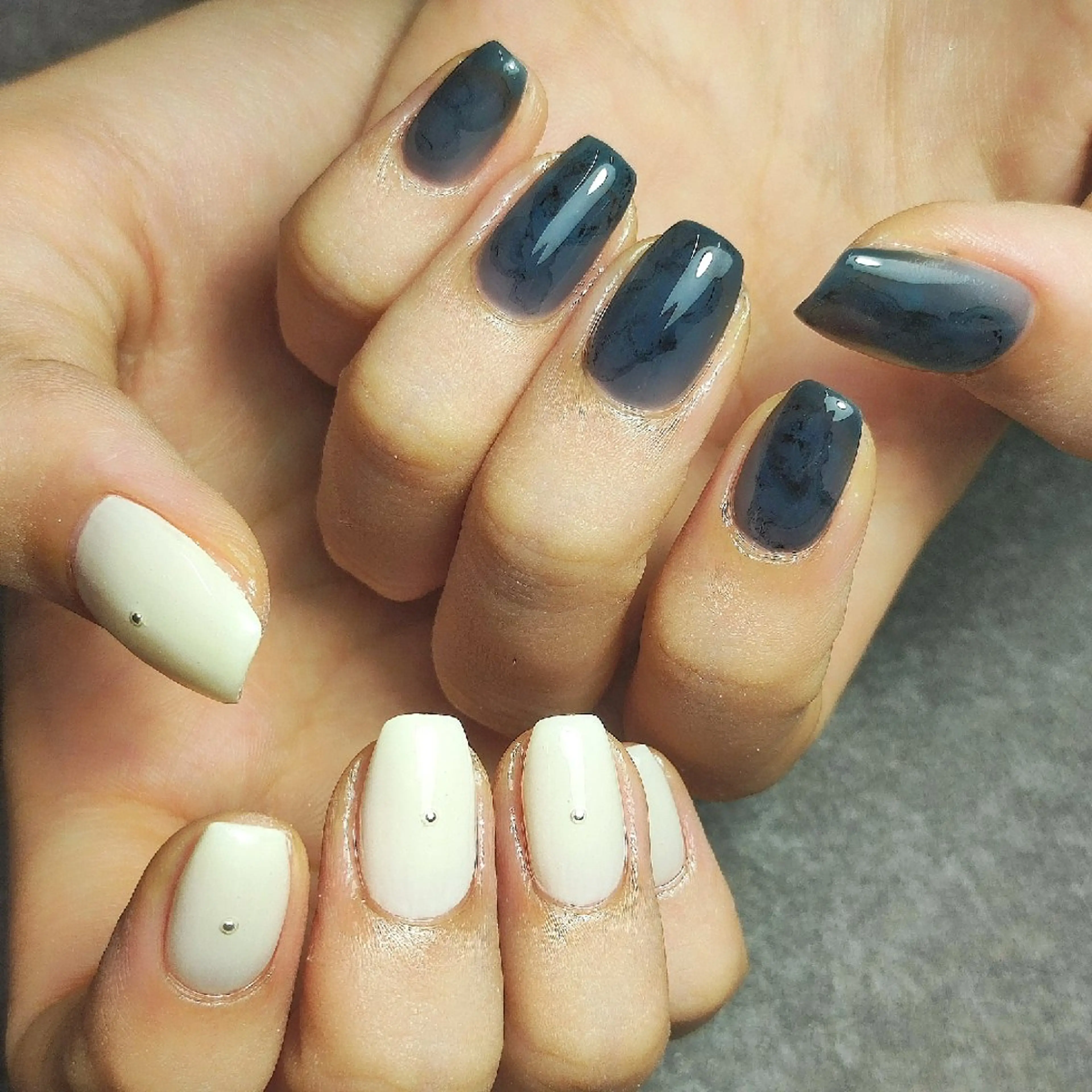 ネイル ニュアンスネイル 個人サロン saltnailのネイルデザイン