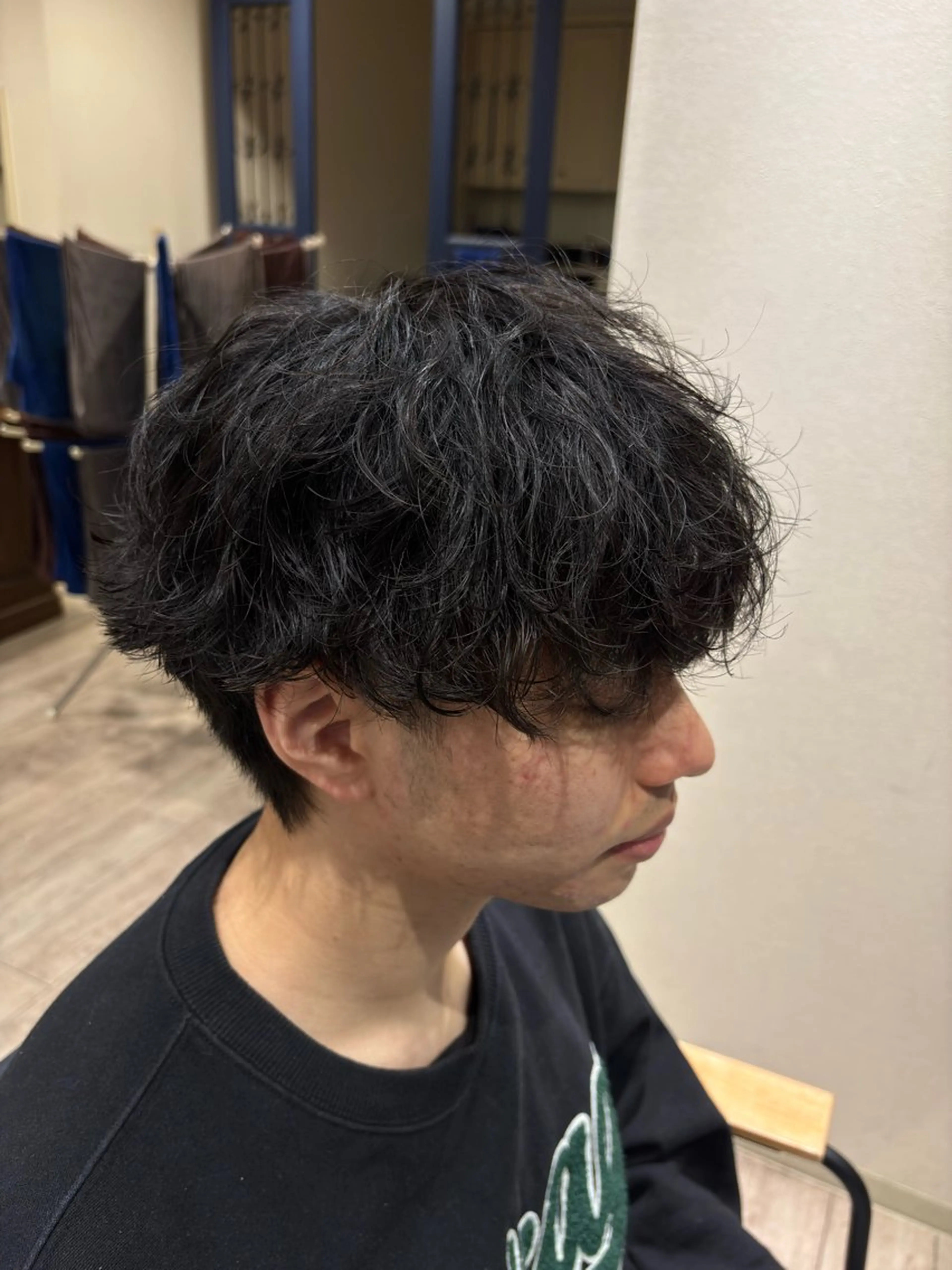 パーマ メンズ メンズパーマ メンズ専門/阿部修士 カットモデル募集中のヘアスタイル