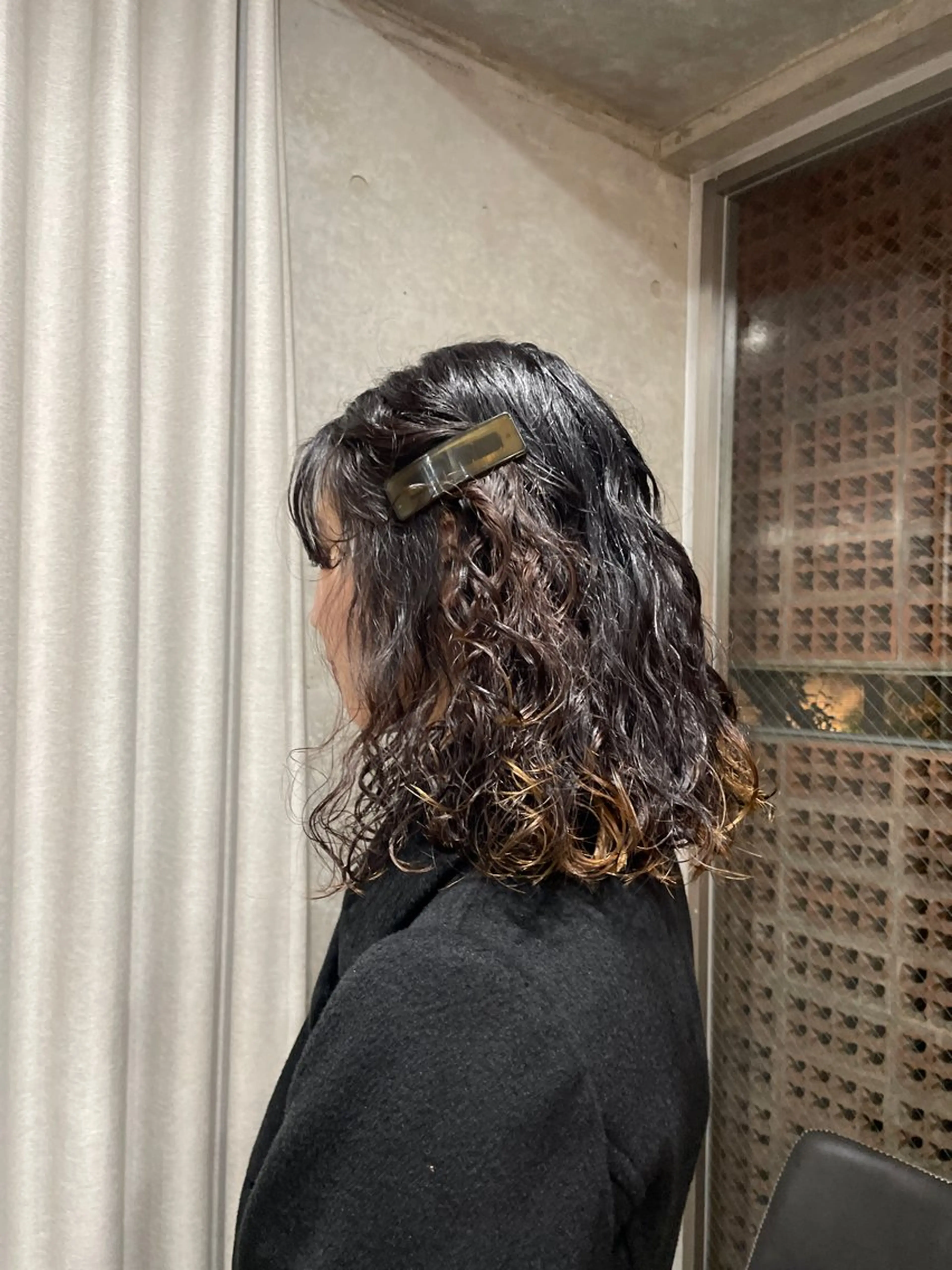 ミディアム カラー パーマ カット パーマ 表参道🌿赤み消し カラー/チナツのヘアスタイル