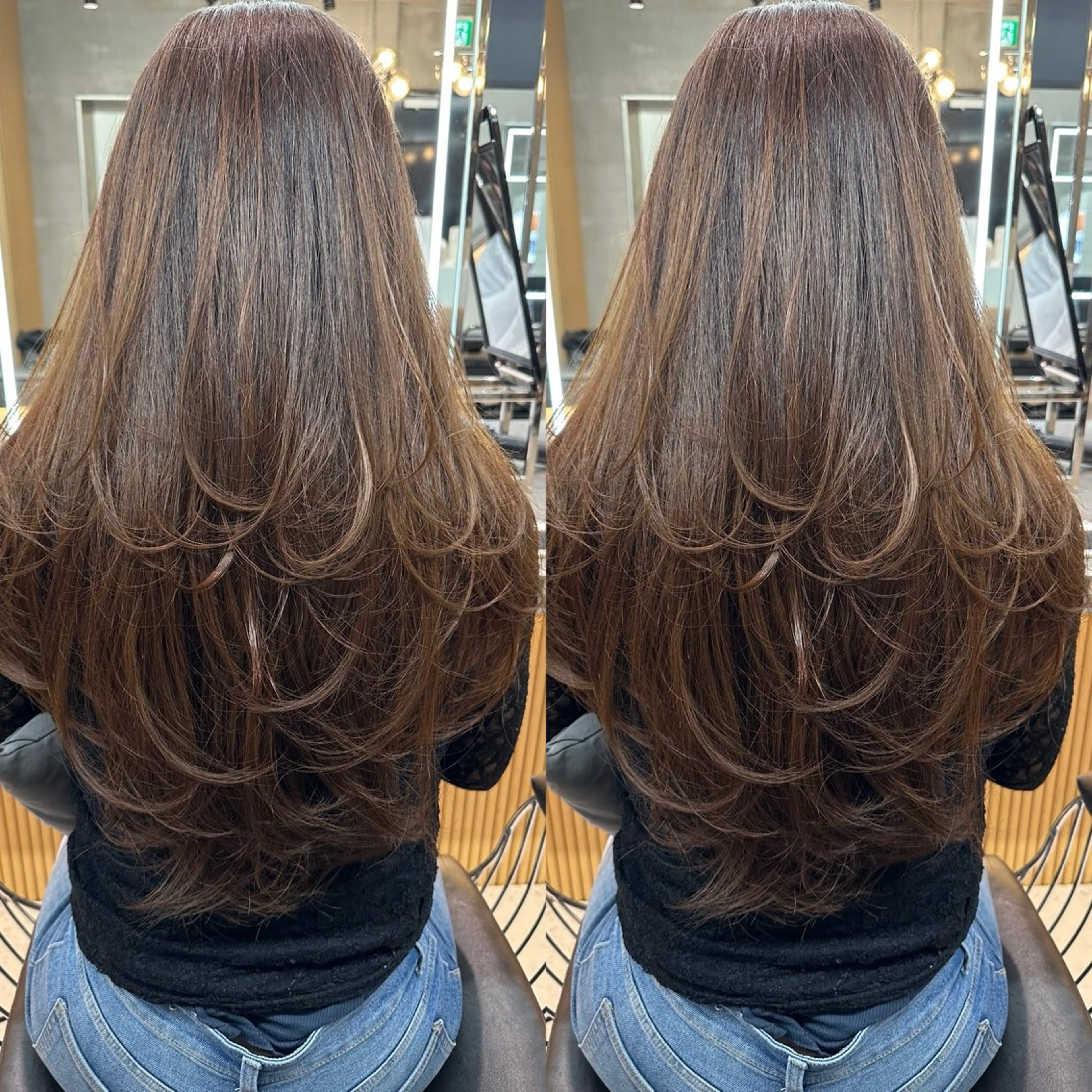 ロング カット 縮毛矯正 トリートメント ✨髪質改善特化✨副 店長椎葉信乃介のヘアスタイル