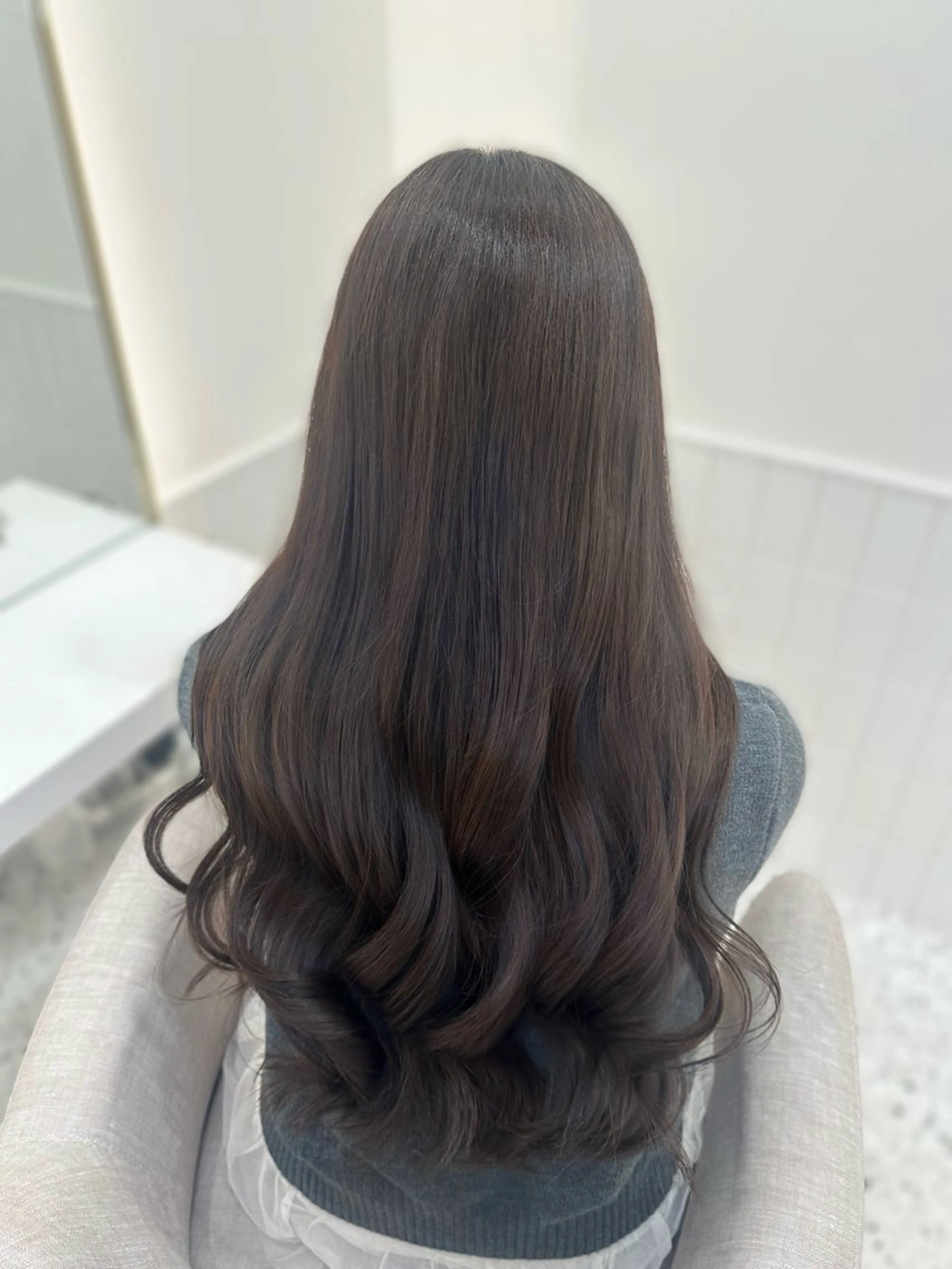 ロング カラー ヘアカラー 🎀ちゃんりお🎀 /ブリーチなしカラーのヘアスタイル