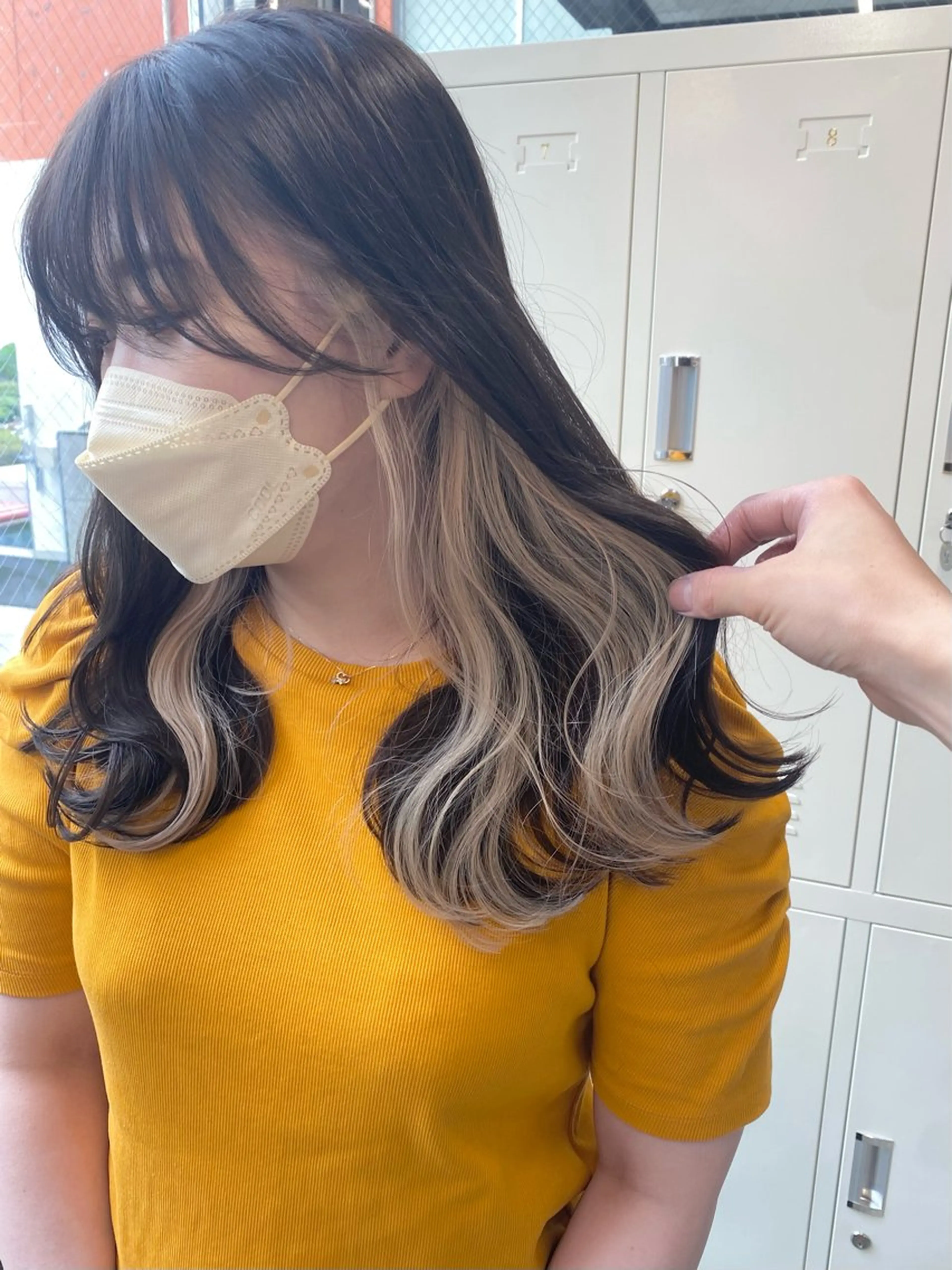 🟢ミニモ限定☆インナーカラー☆¥10500【博多】の写真