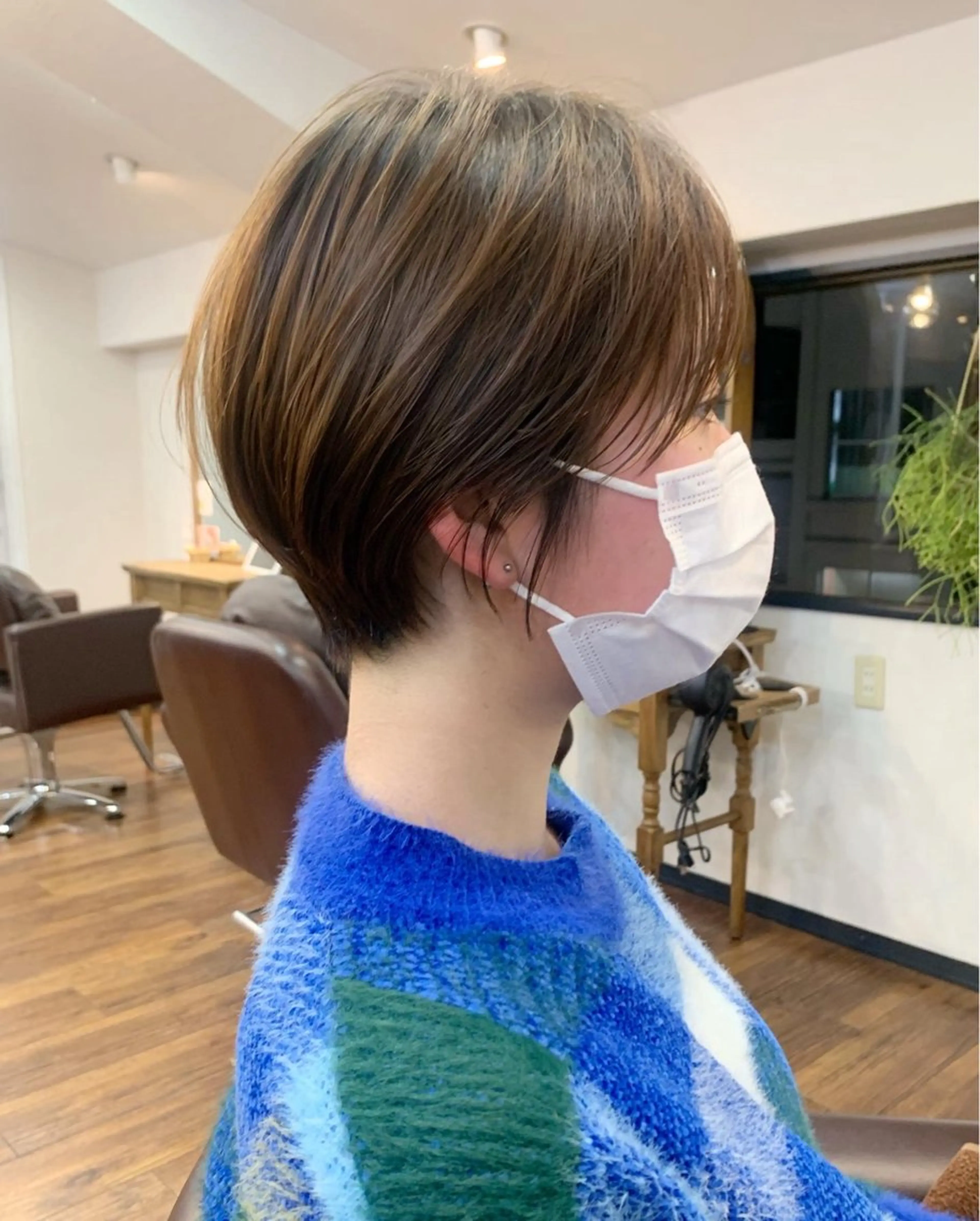 ショート 縮毛矯正/ショート/ レイヤー/畑中正敏のヘアスタイル