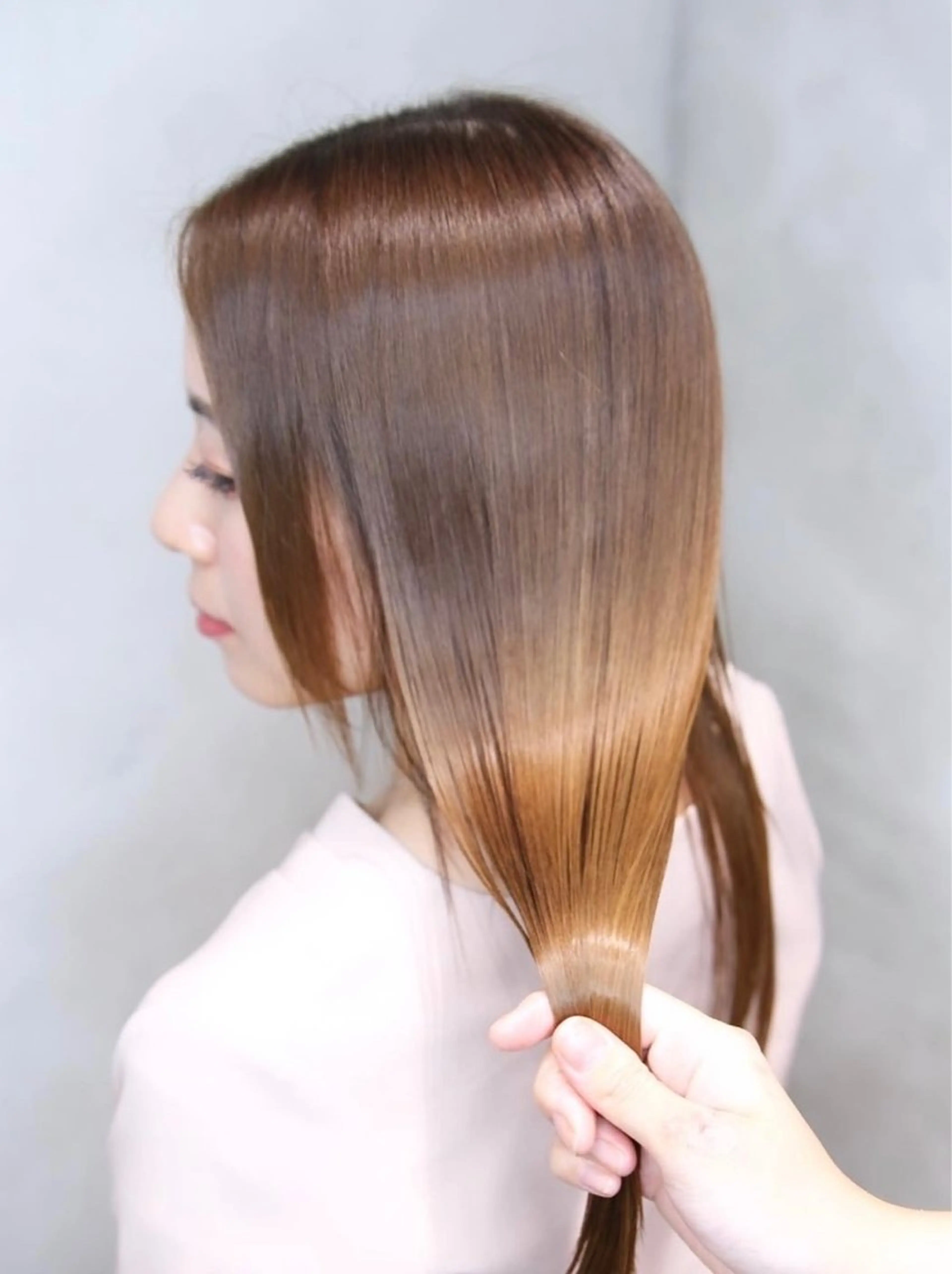 セミロング カラー パーマ ブリーチ 髪質改善 トリートメント 縮毛矯正 💎髪質改善専門 jewel boxのヘアスタイル