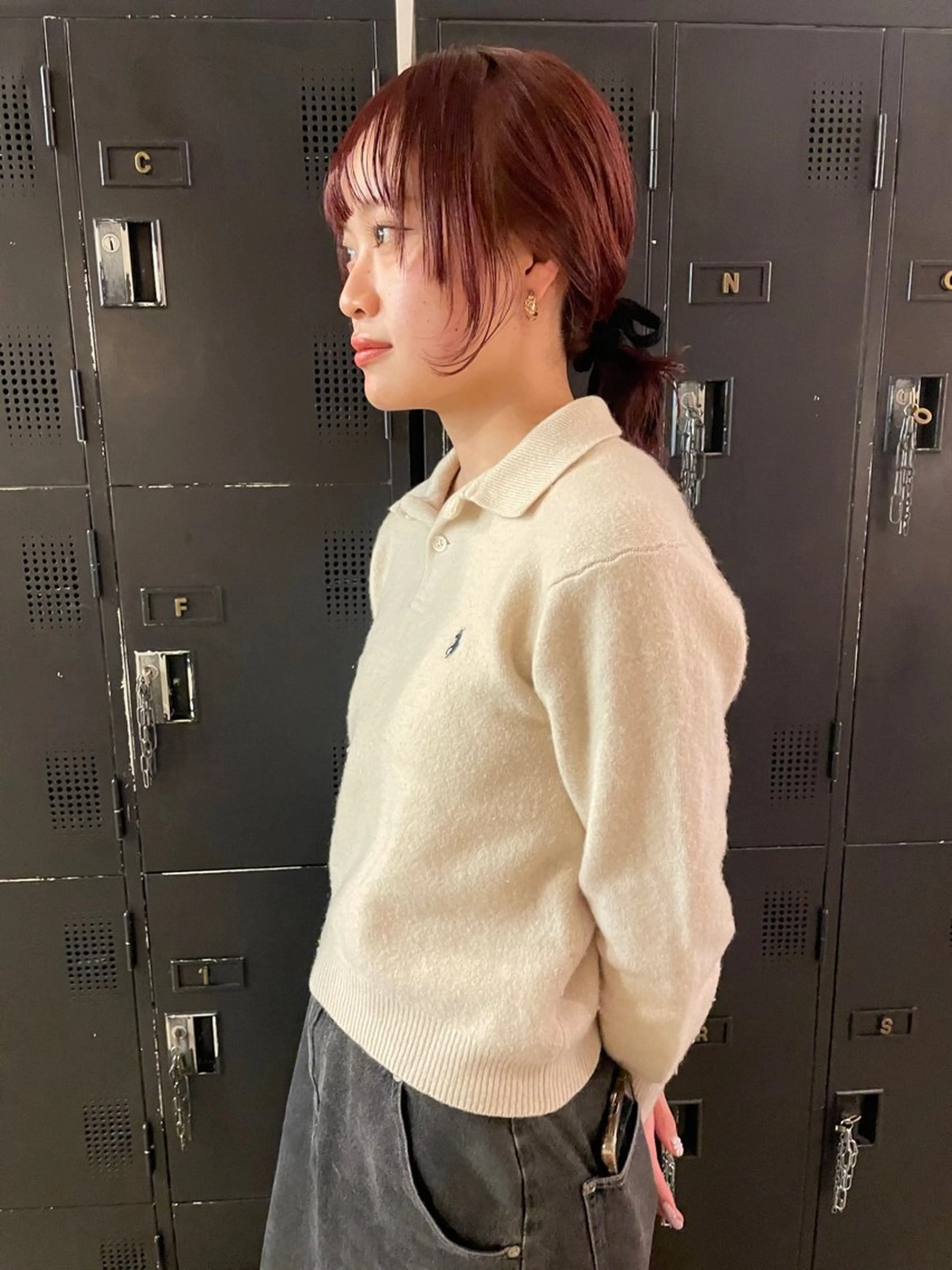 カラー ブリーチ 安藤楓華 fuka andoのヘアスタイル