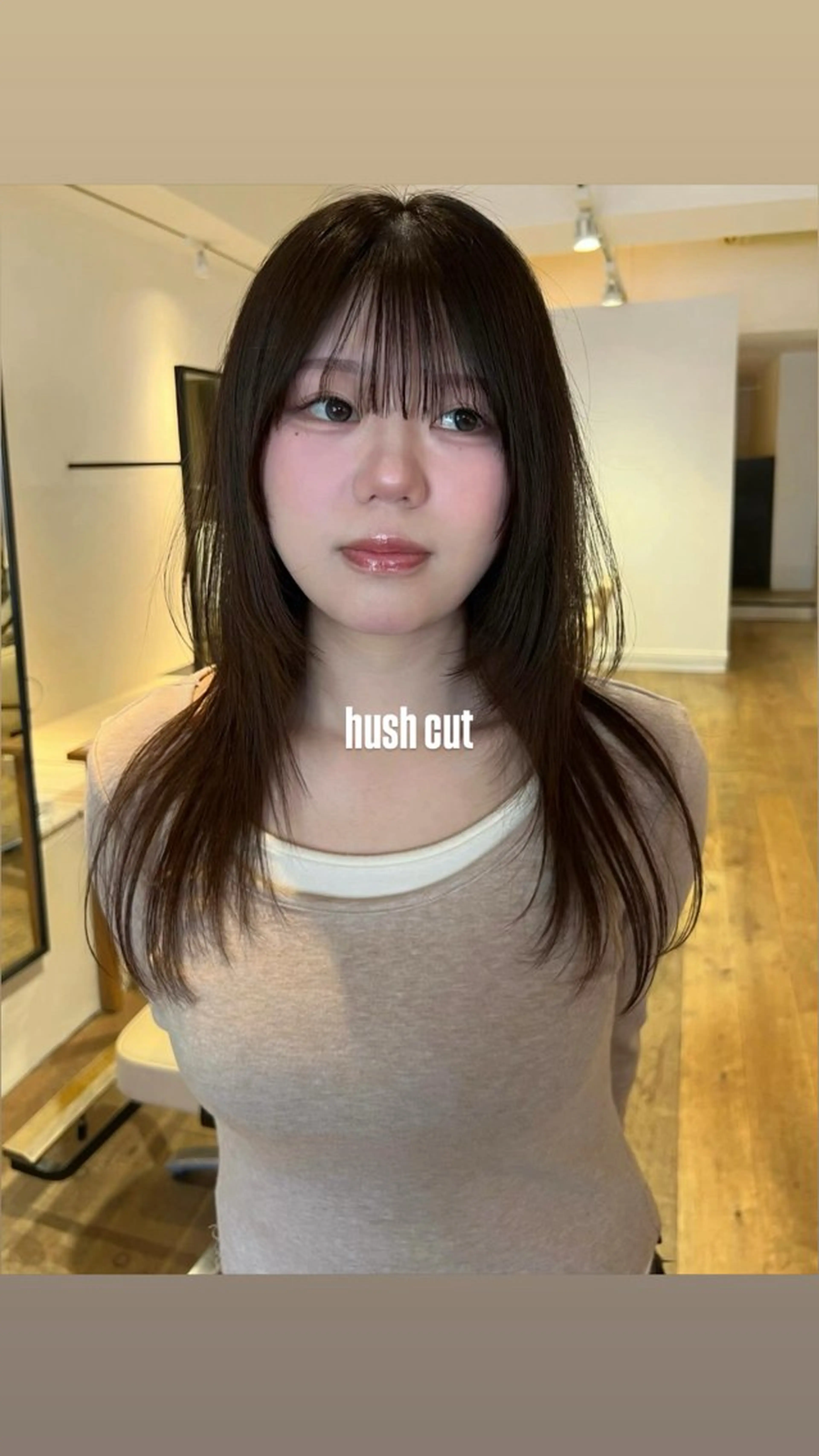 セミロング カラー KNACK/天王寺 美容室/レイヤーのヘアスタイル