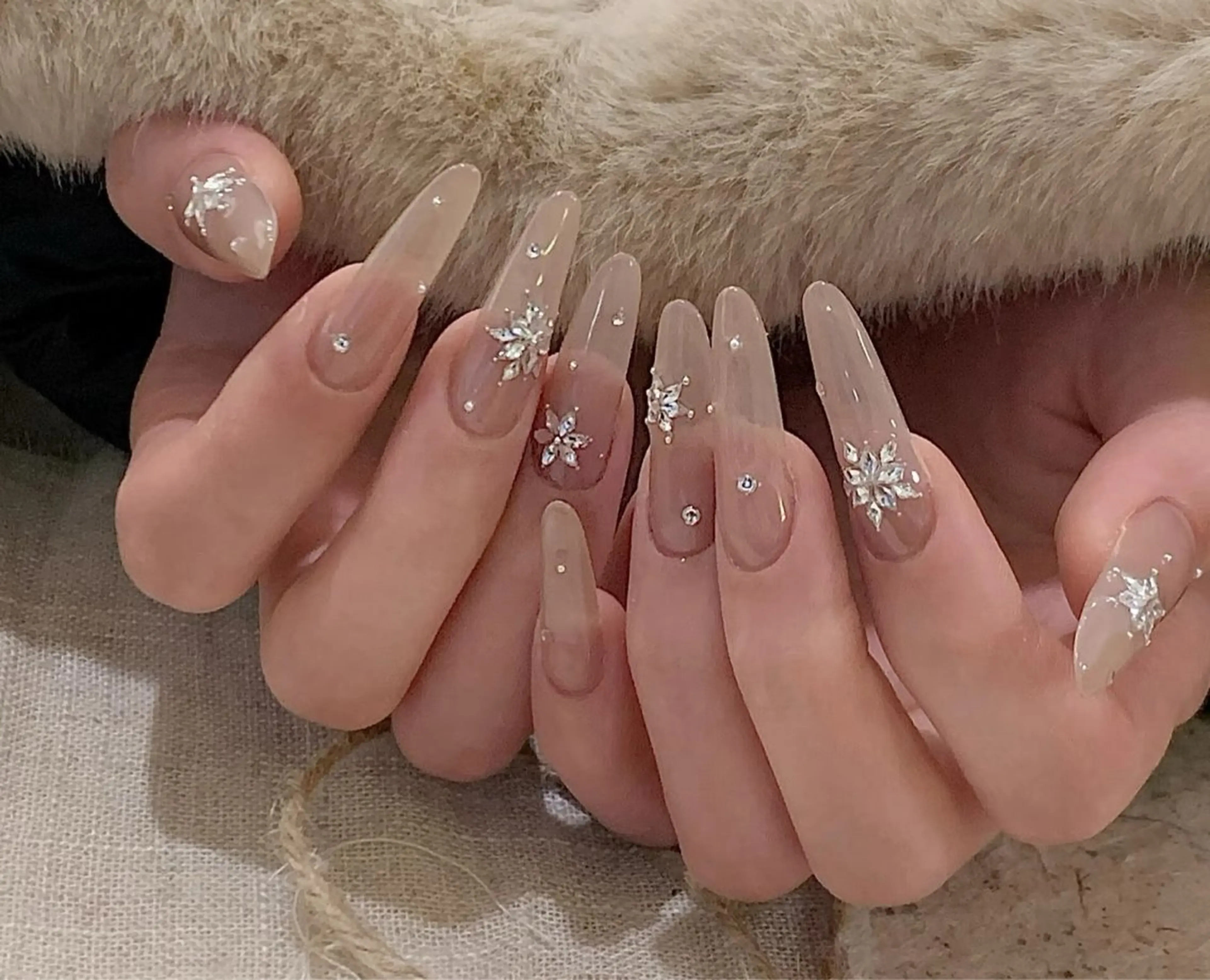 ネイル オーロラネイル 成人式 フットネイル フレンチネイル ジェルネイル ハンドネイル 長さだし専門 ありさのネイルデザイン