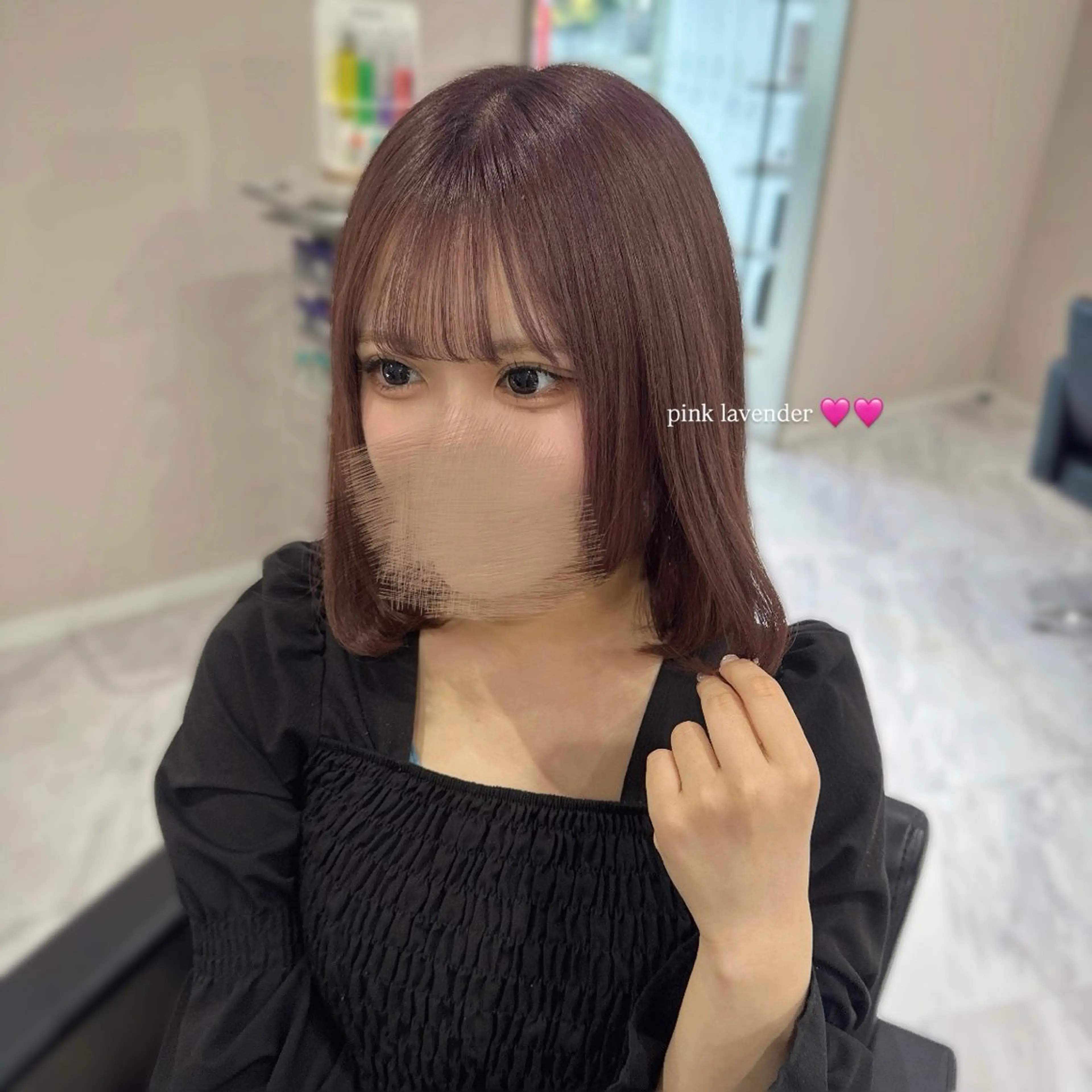 ミディアム カラー ヘアカラー 透明感カラー🪼🩵 𝐑𝐢𝐧のヘアスタイル