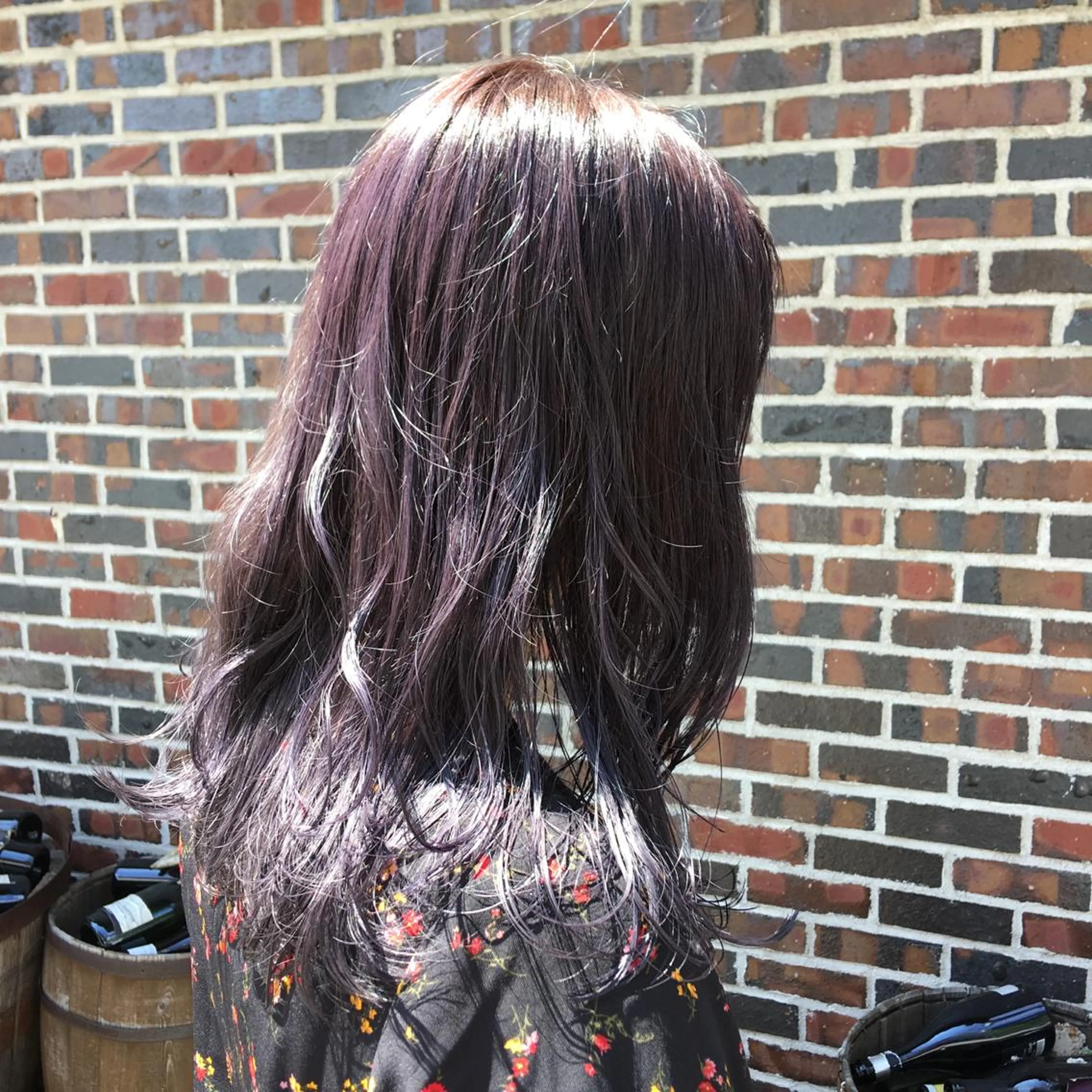 セミロング カラー ヘアアレンジ ヘアカラー トリートメント 【Sweep】おじま のぞみのヘアスタイル