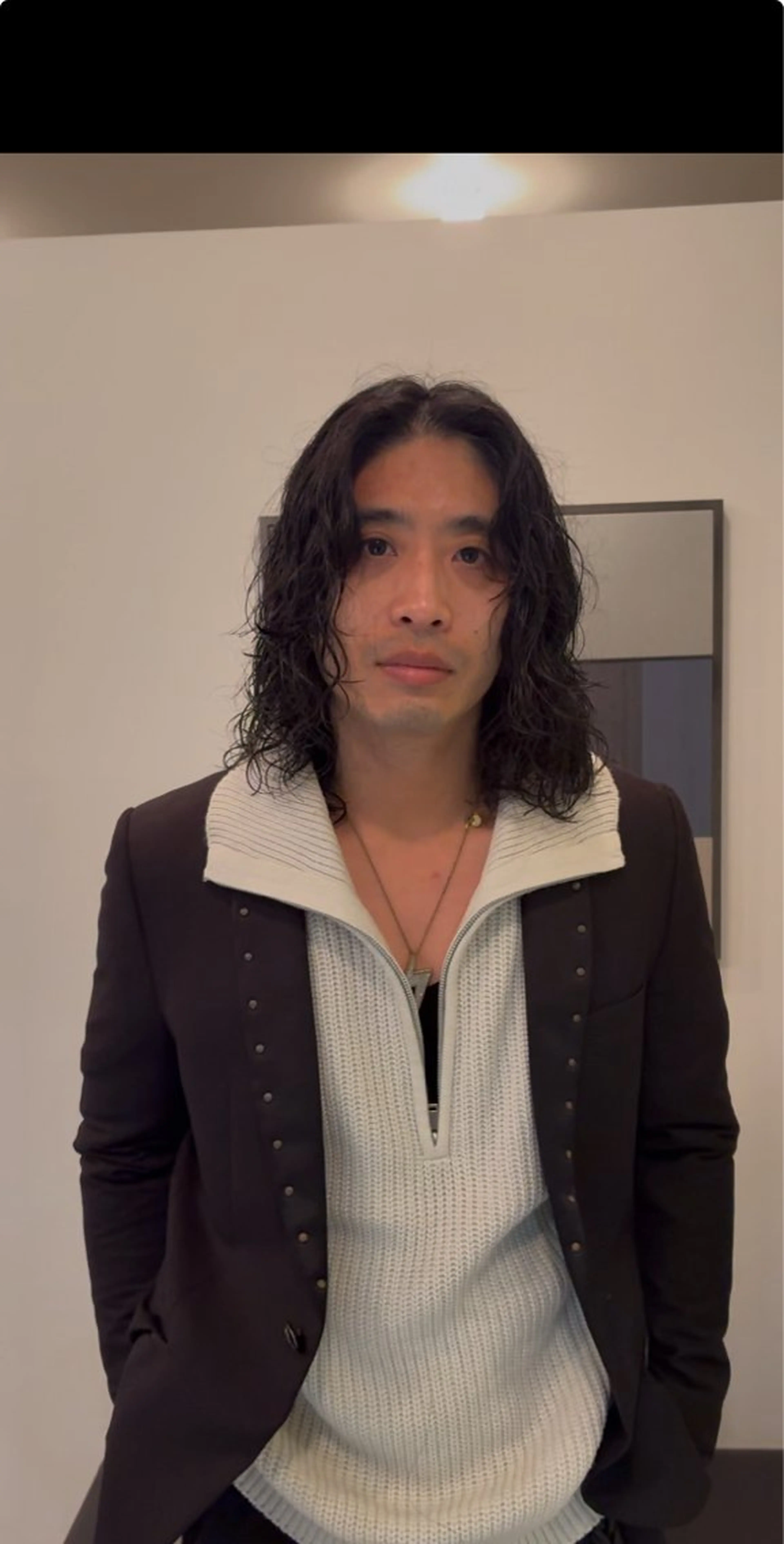 ミディアム パーマ メンズ 大矢瑛翔 ショート/パーマのヘアスタイル