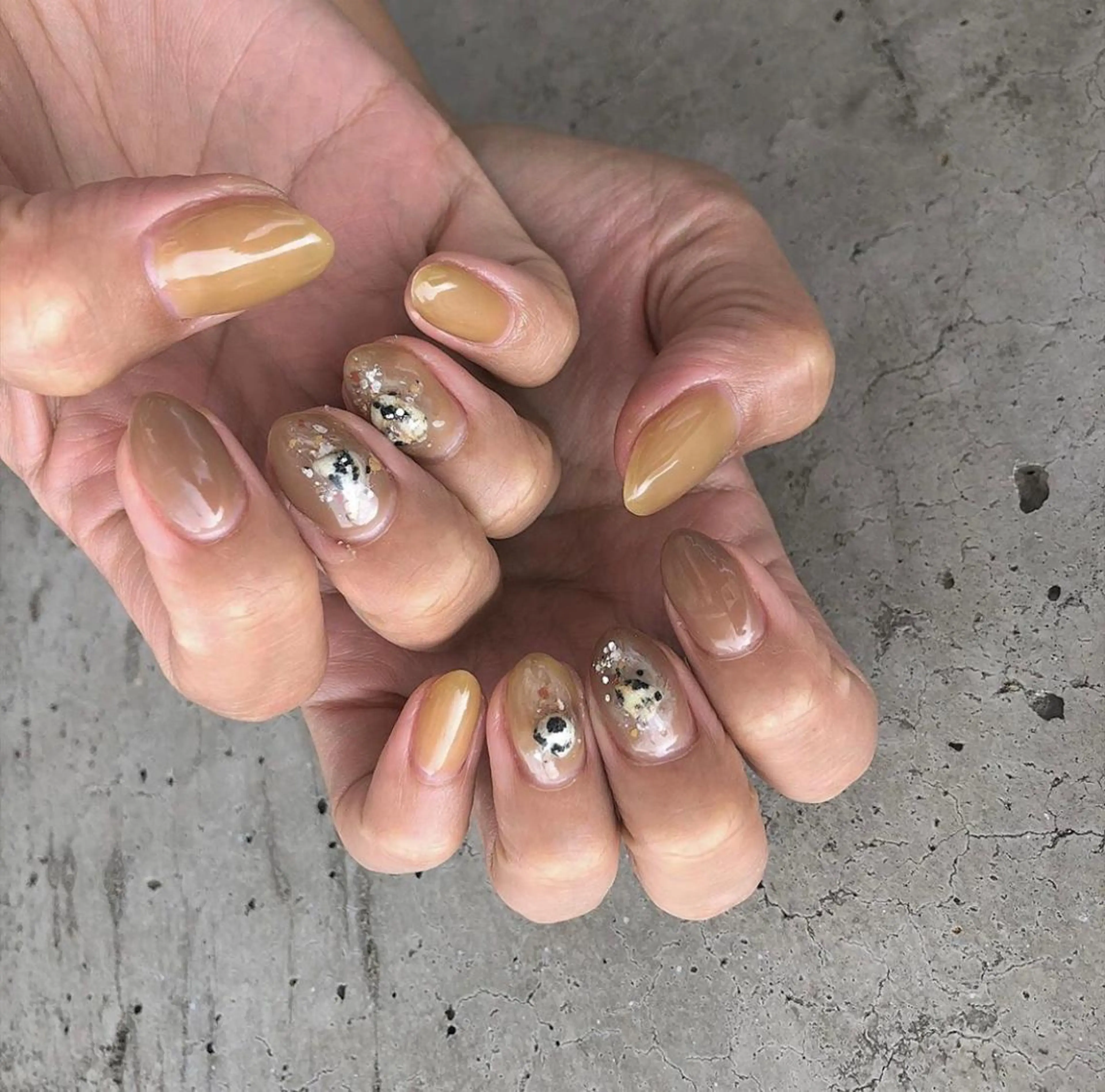 ネイル ニュアンスネイル nail salon granveilのネイルデザイン