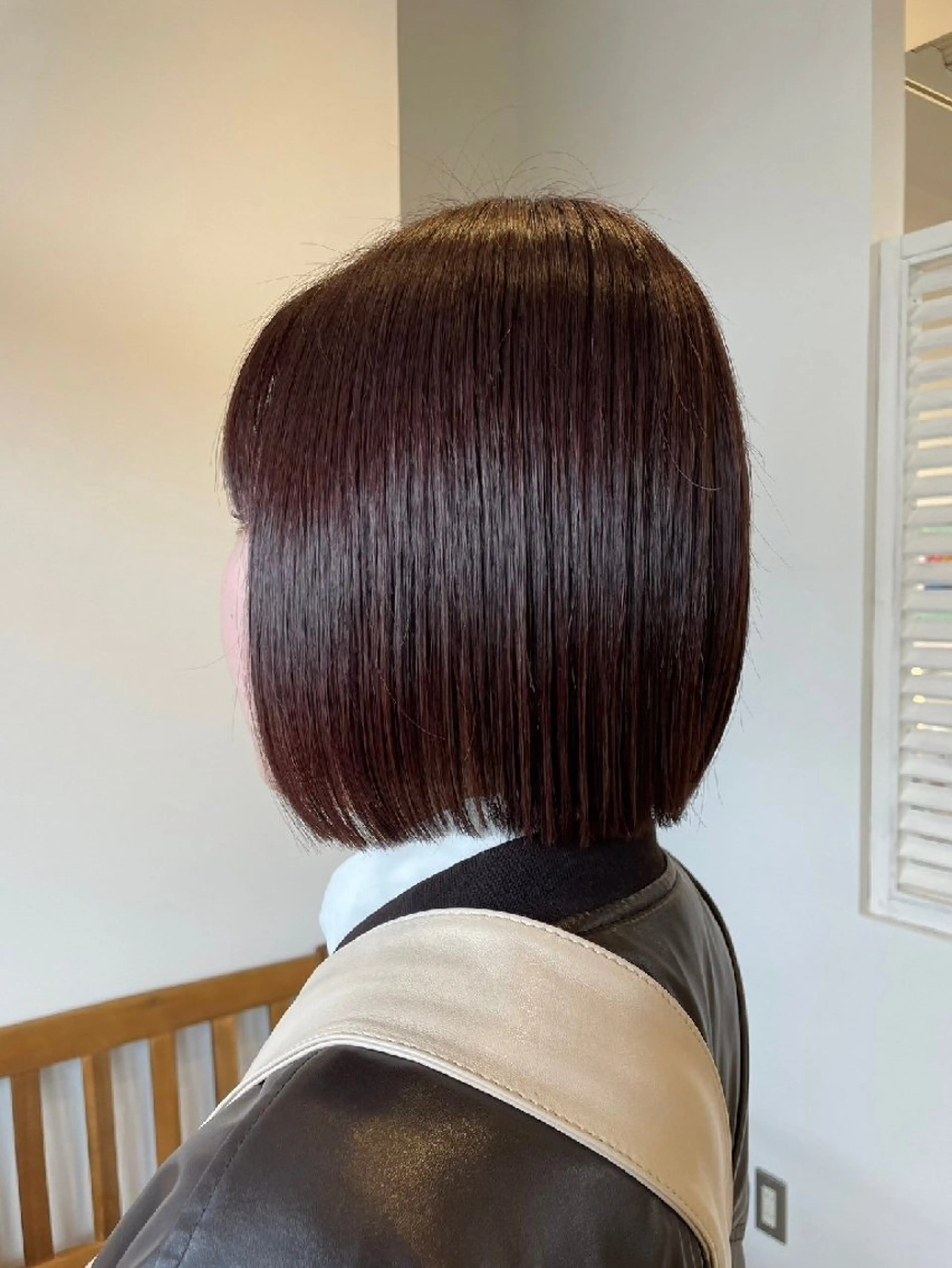 ミディアム カラー ヘアカラー 牧岡 環のヘアスタイル