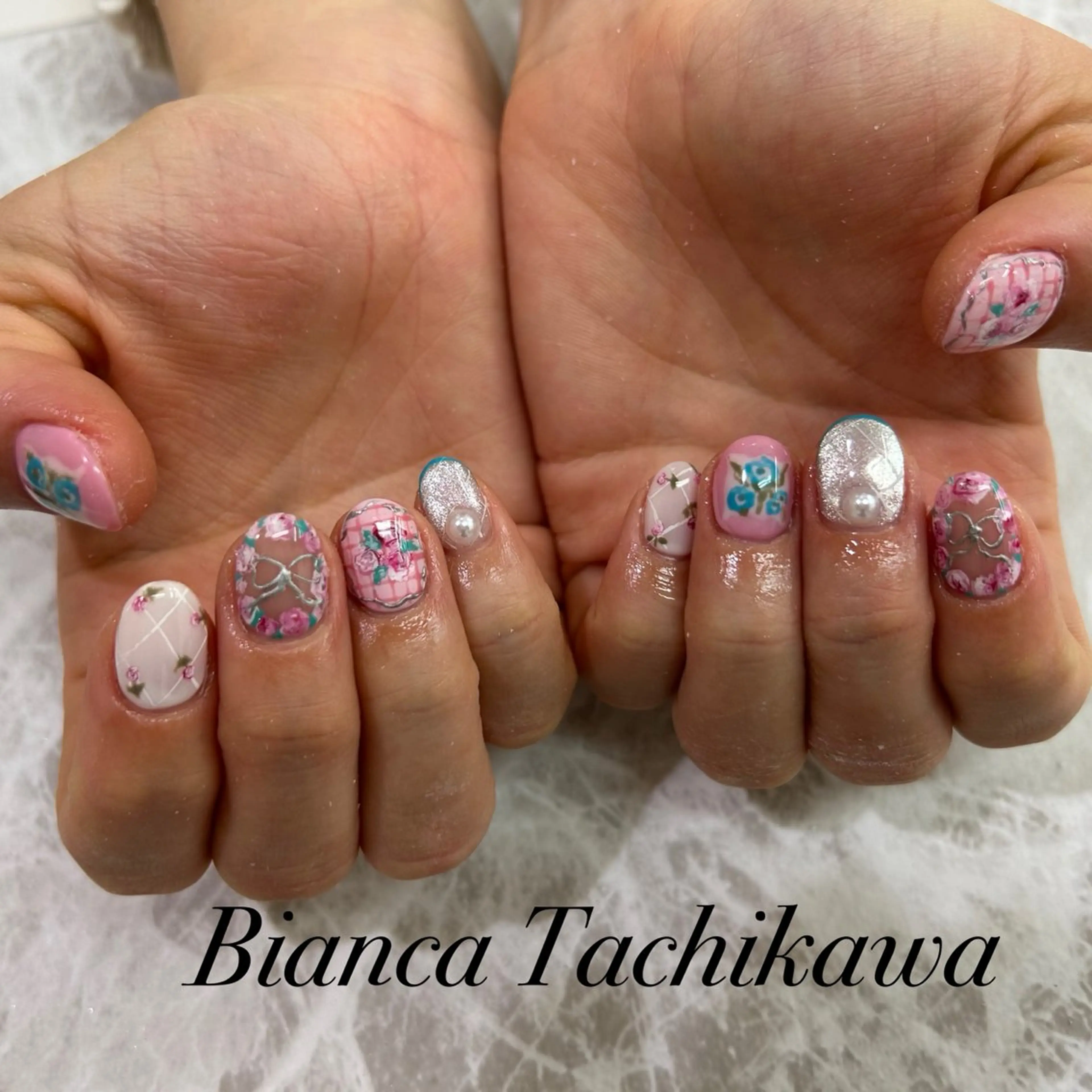 ネイル ハンドネイル Bianca 立川店 小川のネイルデザイン
