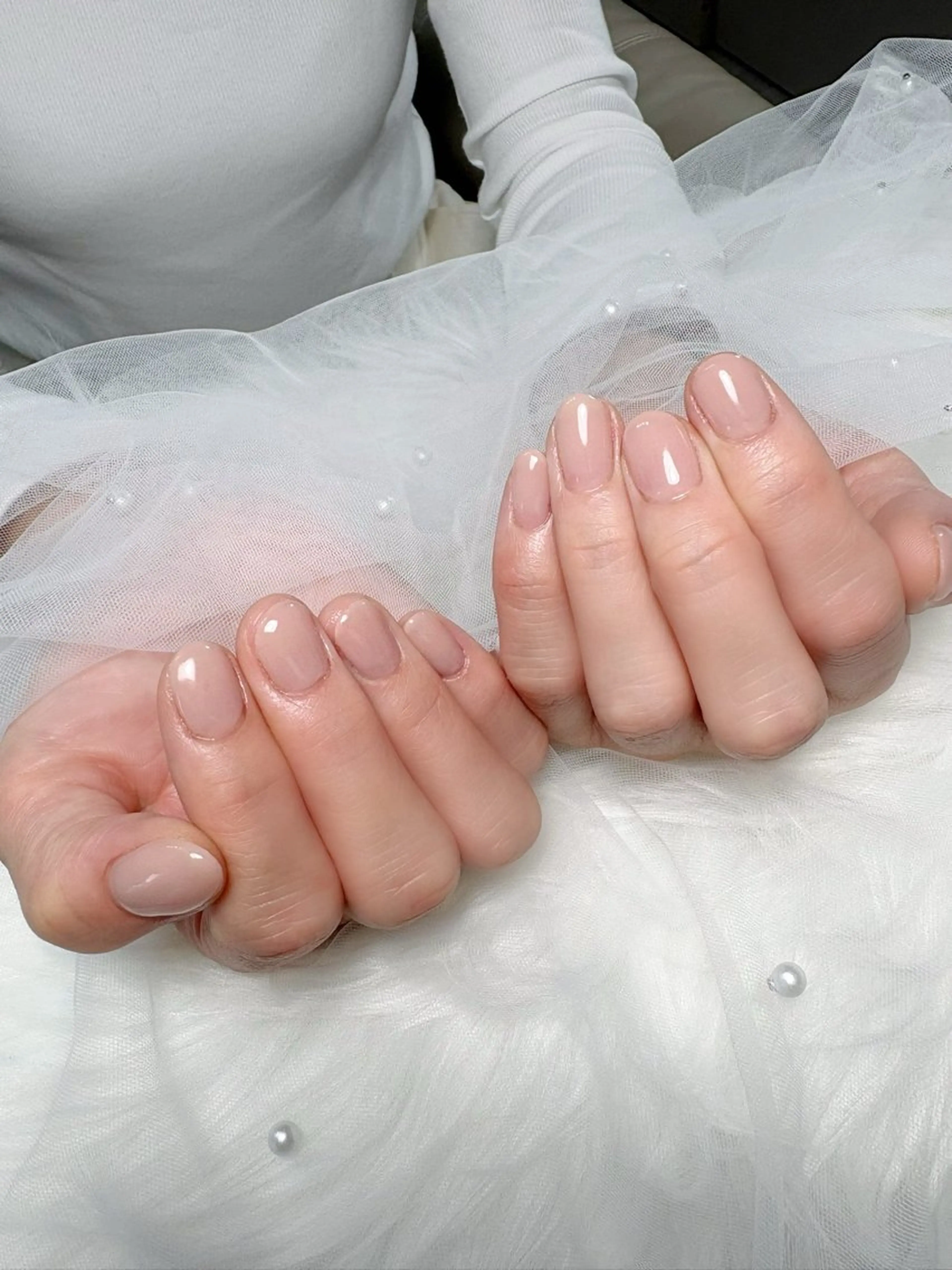ネイル ワンカラーネイル ハンドネイル sumi eye & nailのマツエク・マツパデザイン